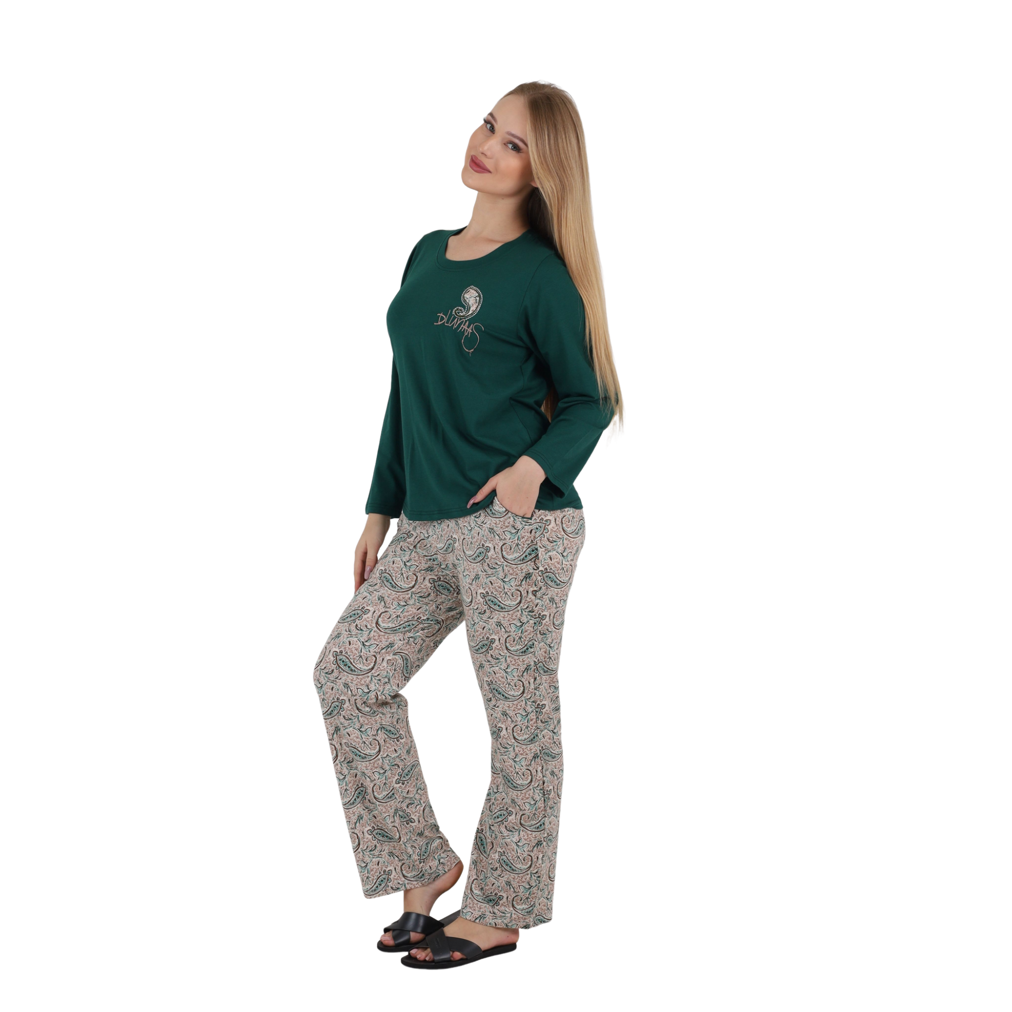 Casual Printed Lounge Pajama Set