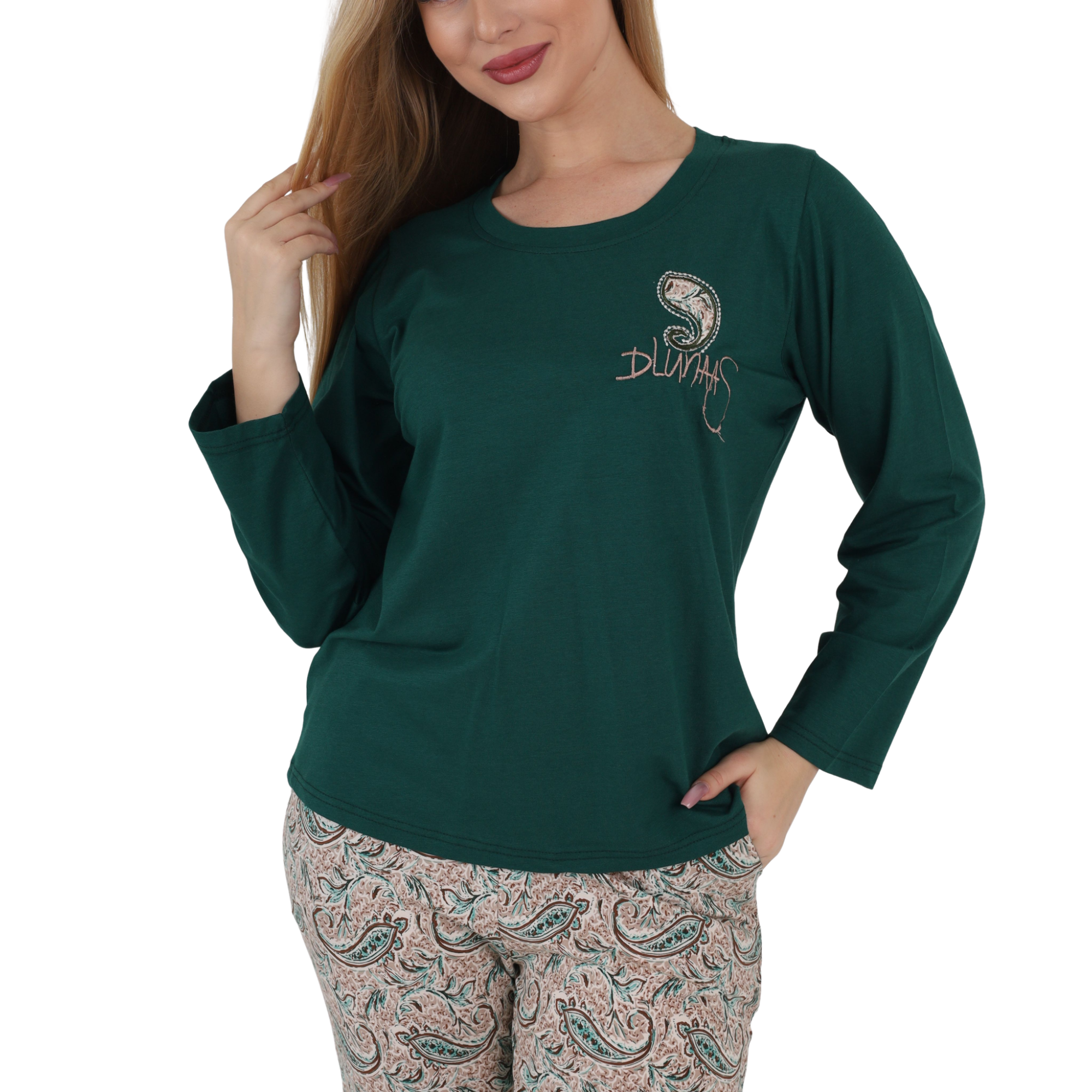 Casual Printed Lounge Pajama Set