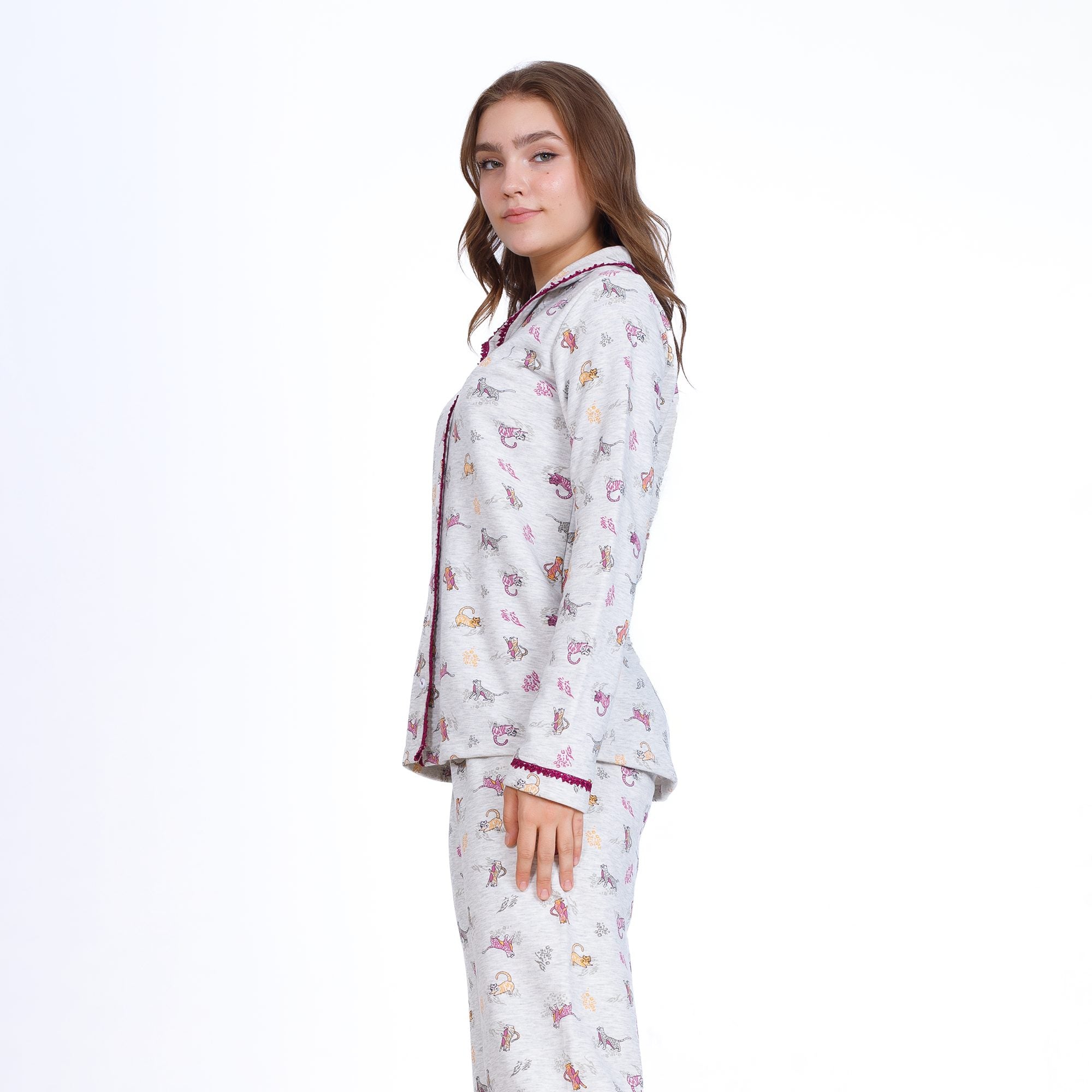 Pajama Set – Buttoned Collar
