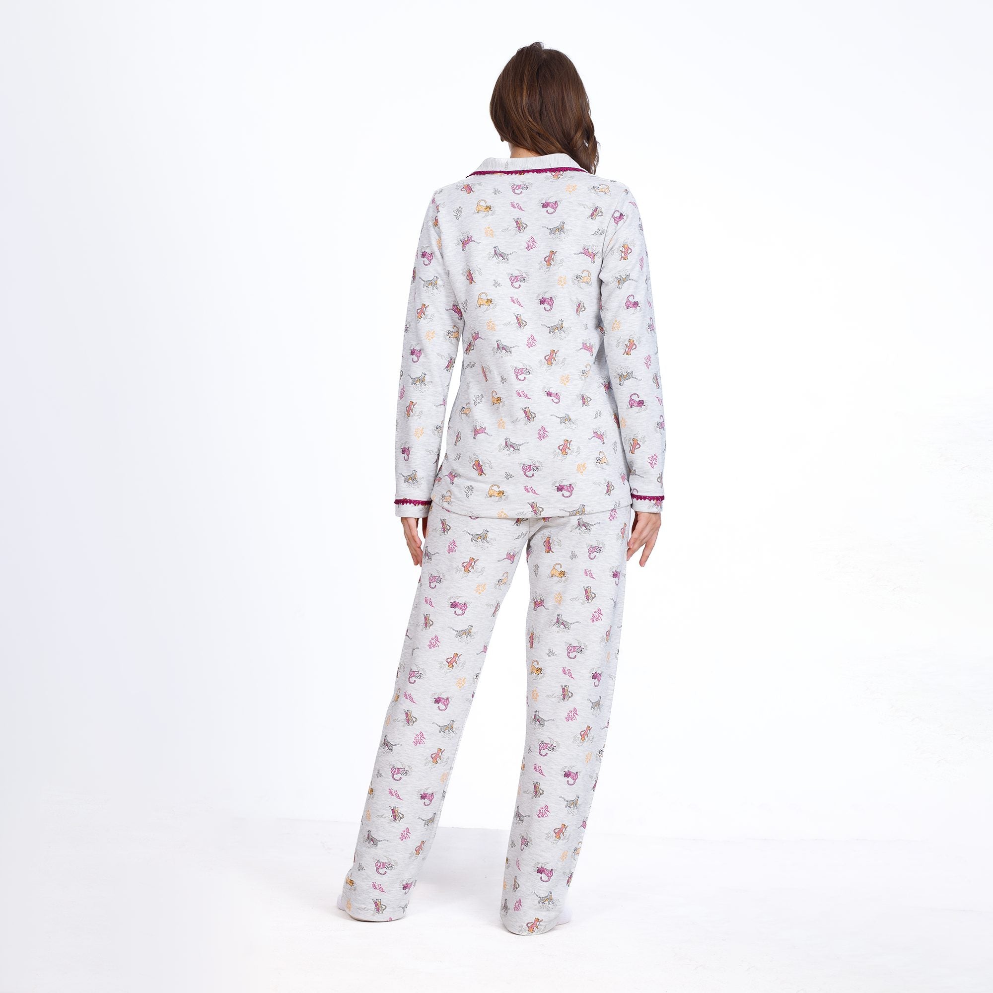 Pajama Set – Buttoned Collar
