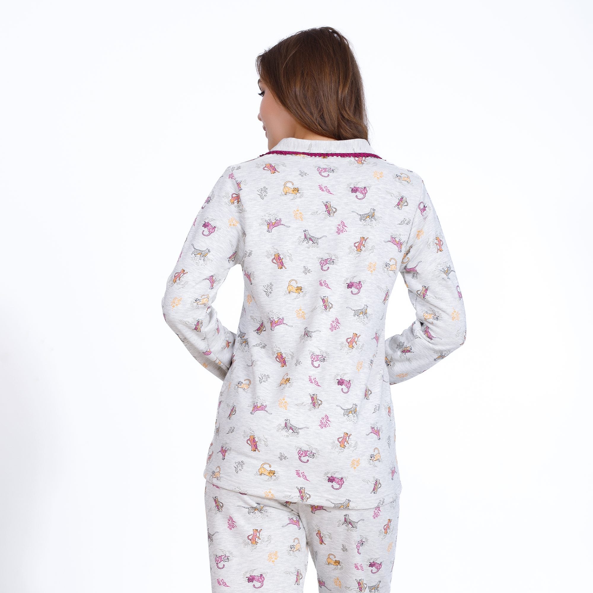 Pajama Set – Buttoned Collar