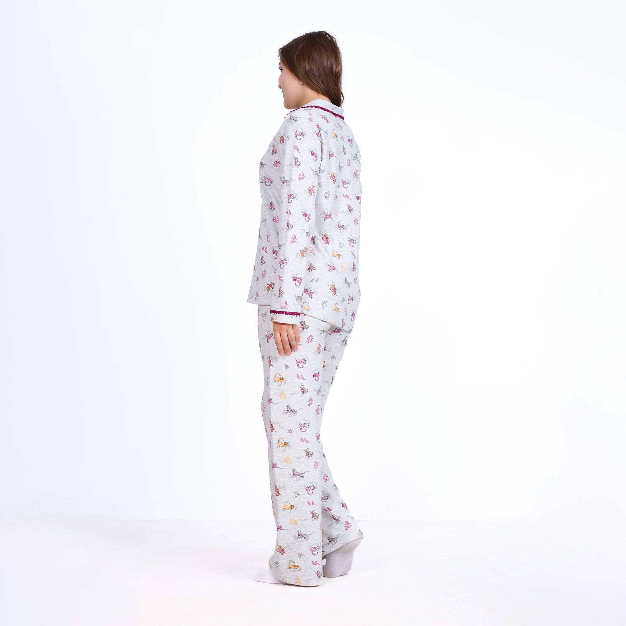 Pajama Set – Buttoned Collar