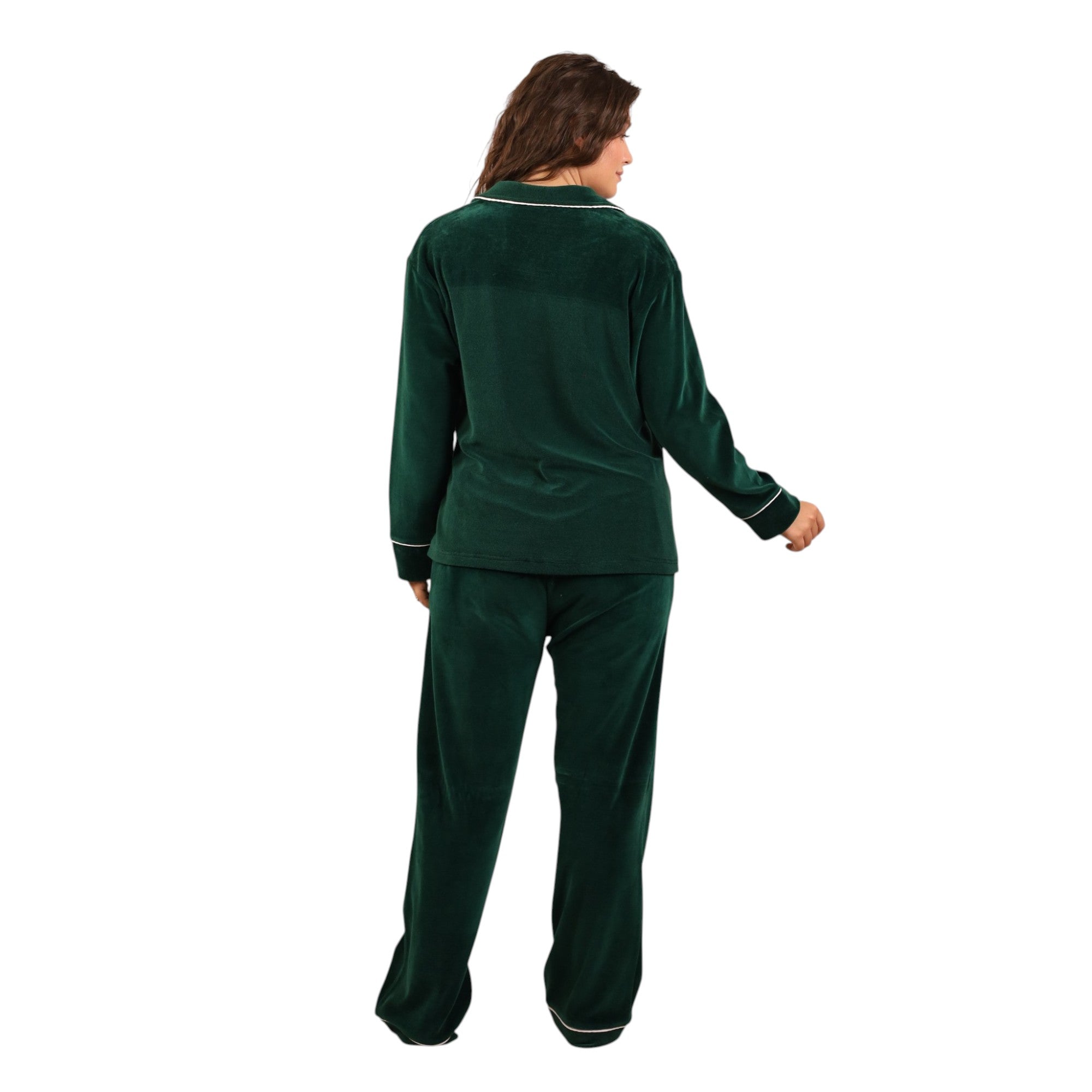 Misk Classic Velvet Pajama Set | FW26