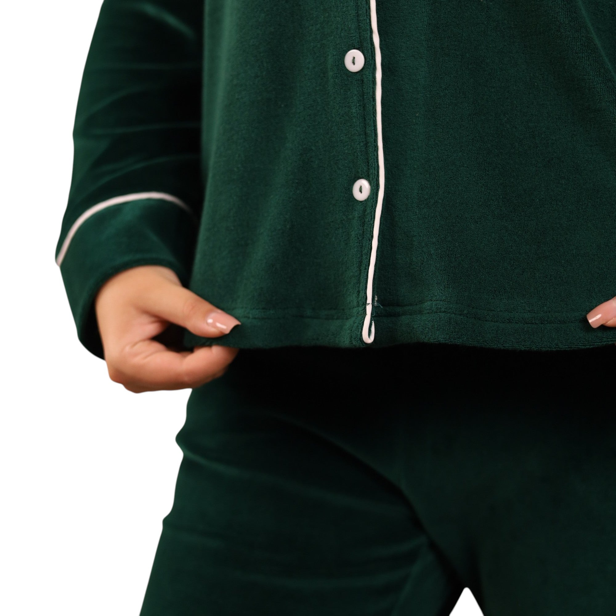 Misk Classic Velvet Pajama Set | FW26