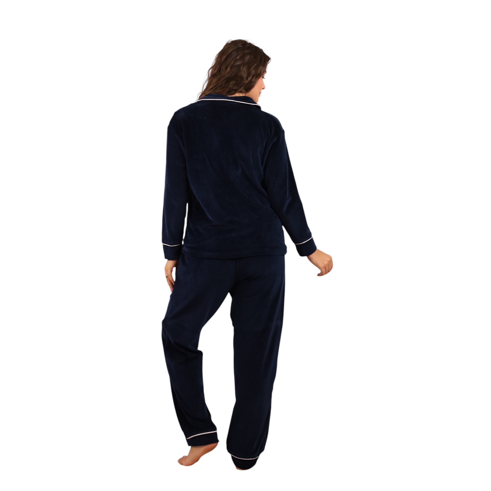 Misk Classic Velvet Pajama Set | FW26