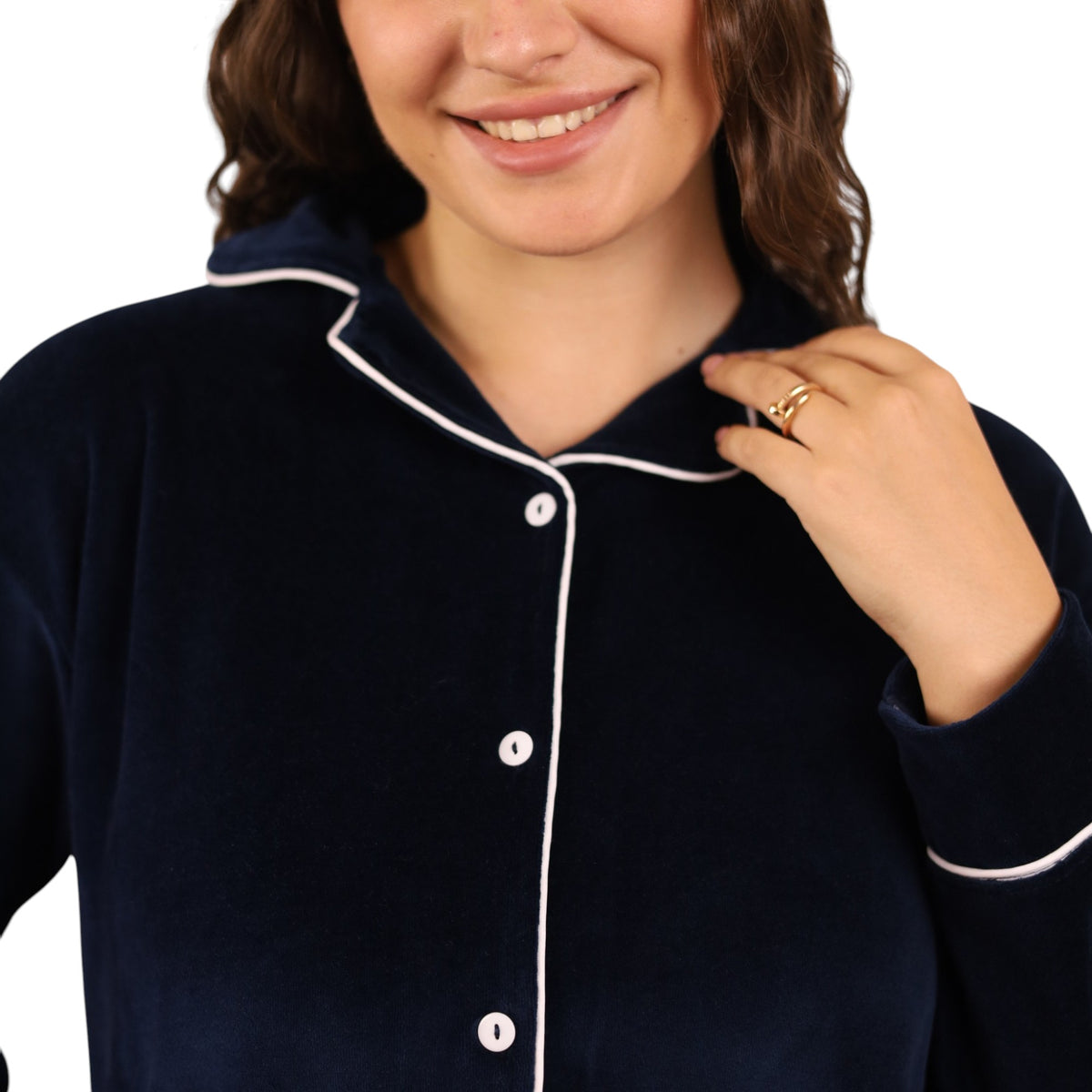 Misk Classic Velvet Pajama Set | FW26
