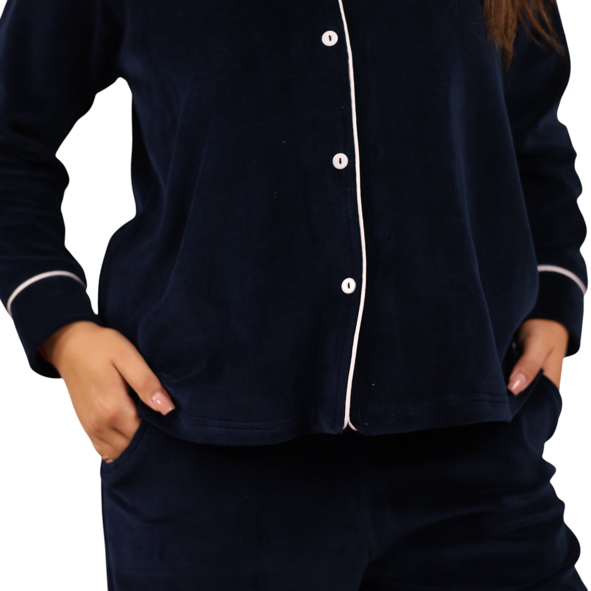 Misk Classic Velvet Pajama Set | FW26