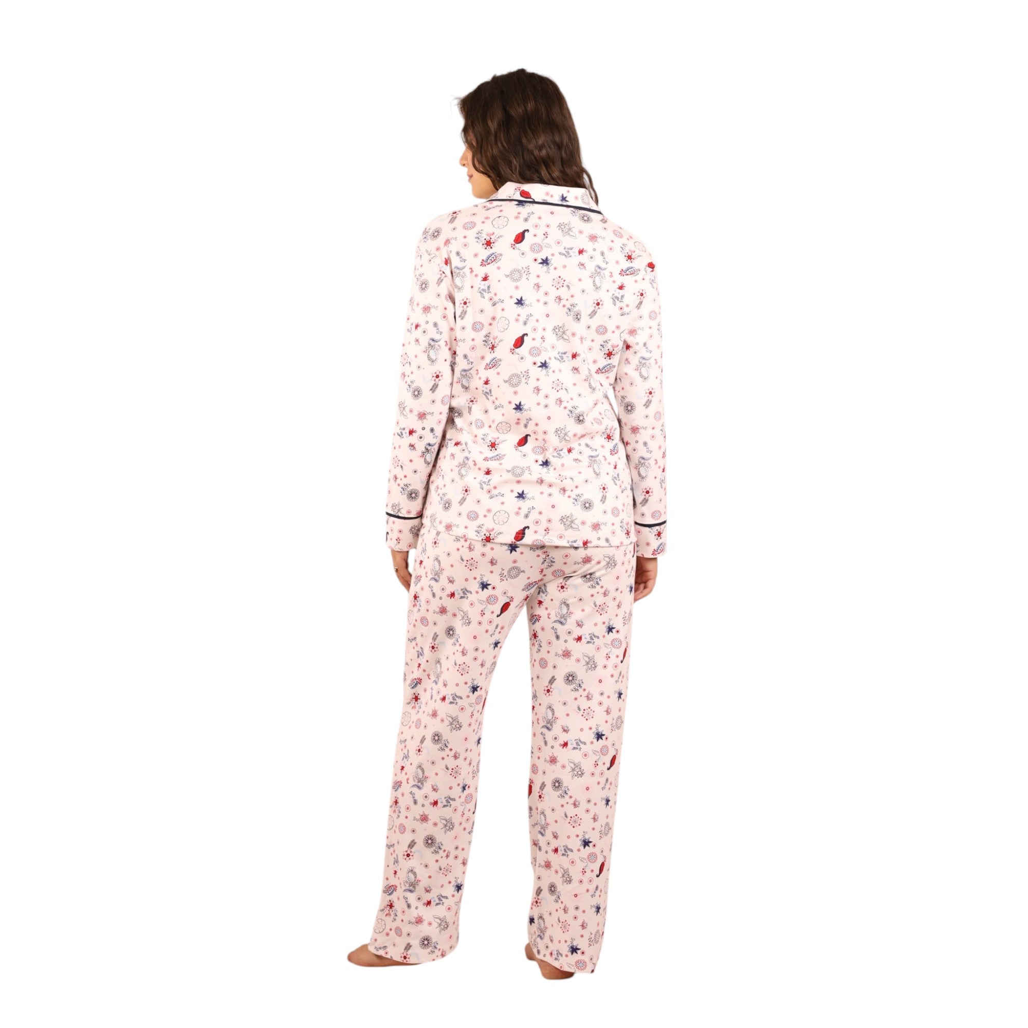 Printed Buttoned Pajama Set | FW26