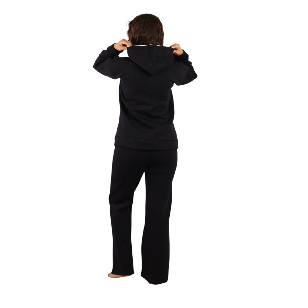 Hooded Wide-Leg Pajama Set | FW26