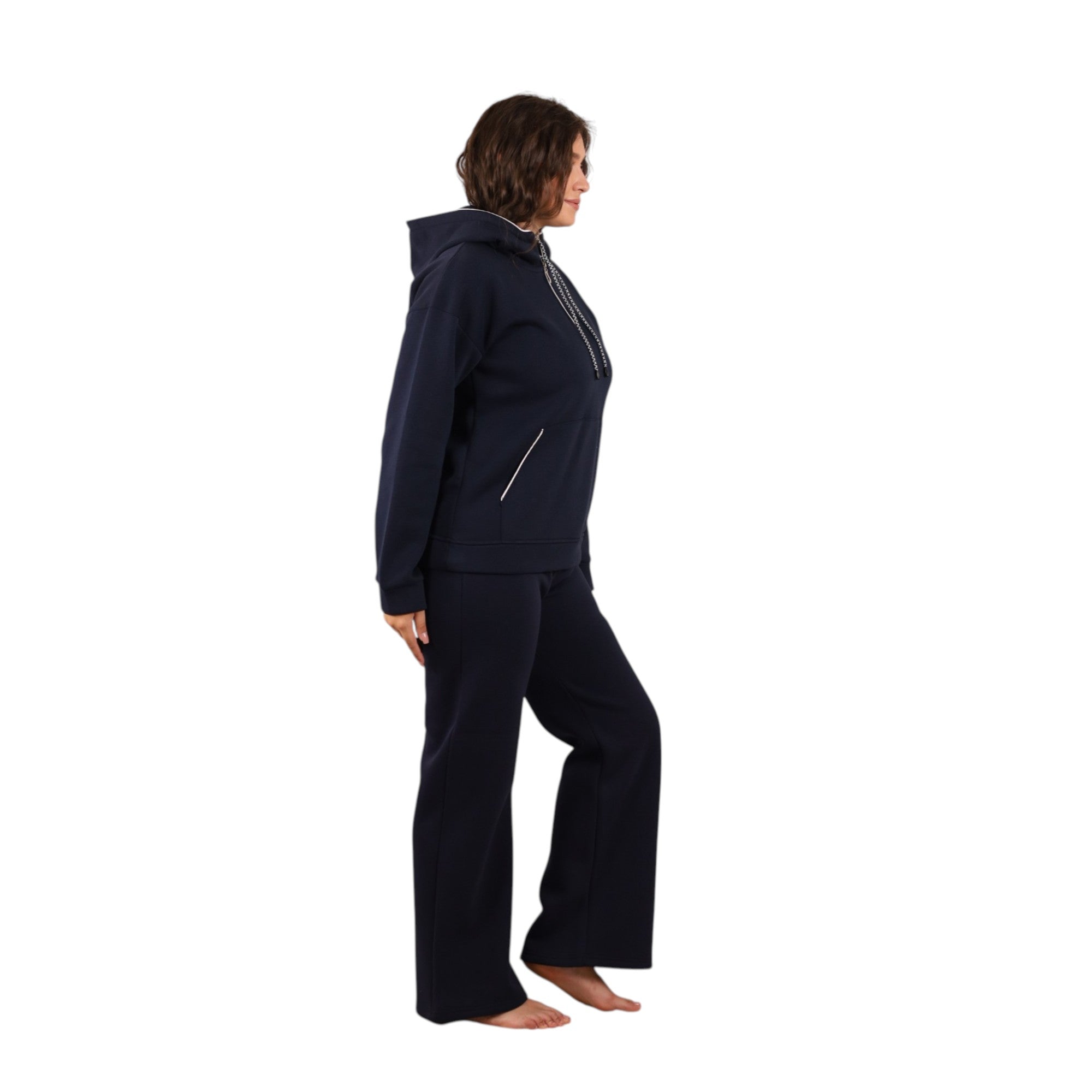 Hooded Wide-Leg Pajama Set | FW26