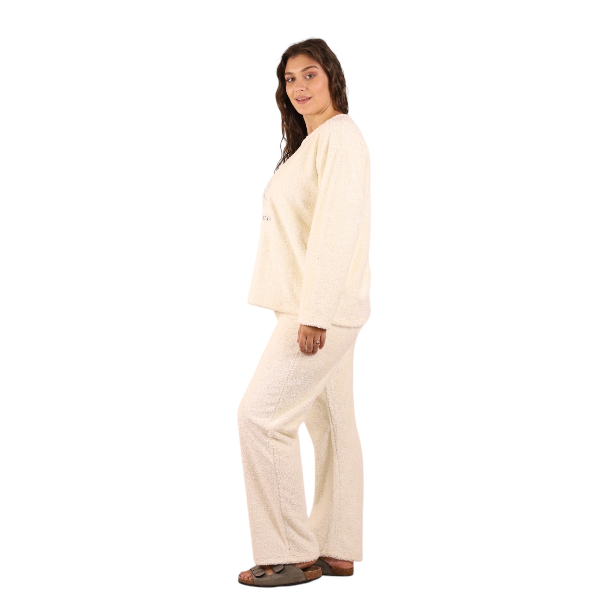 Sunburst Embroidered Pajama Set | FW26