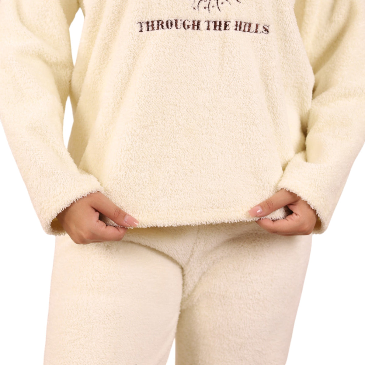 Sunburst Embroidered Pajama Set | FW26