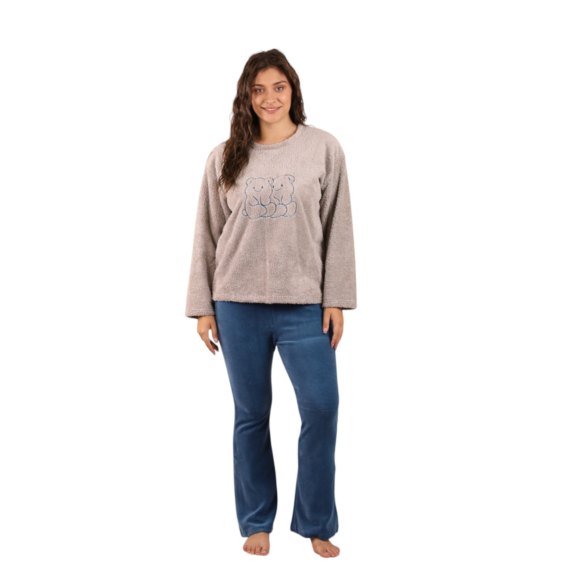 Fleece Bear Pajama Set | FW26