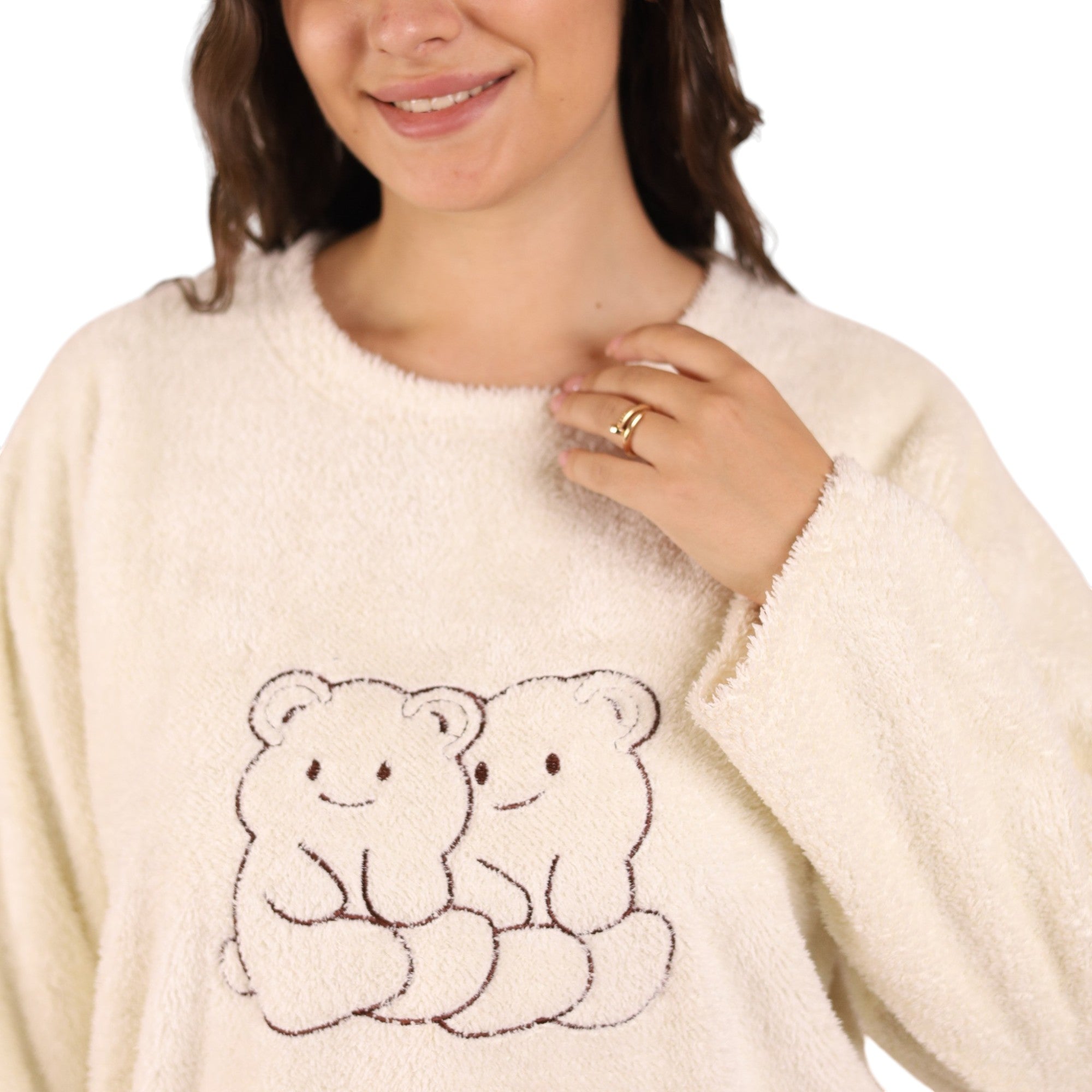 Fleece Bear Pajama Set | FW26