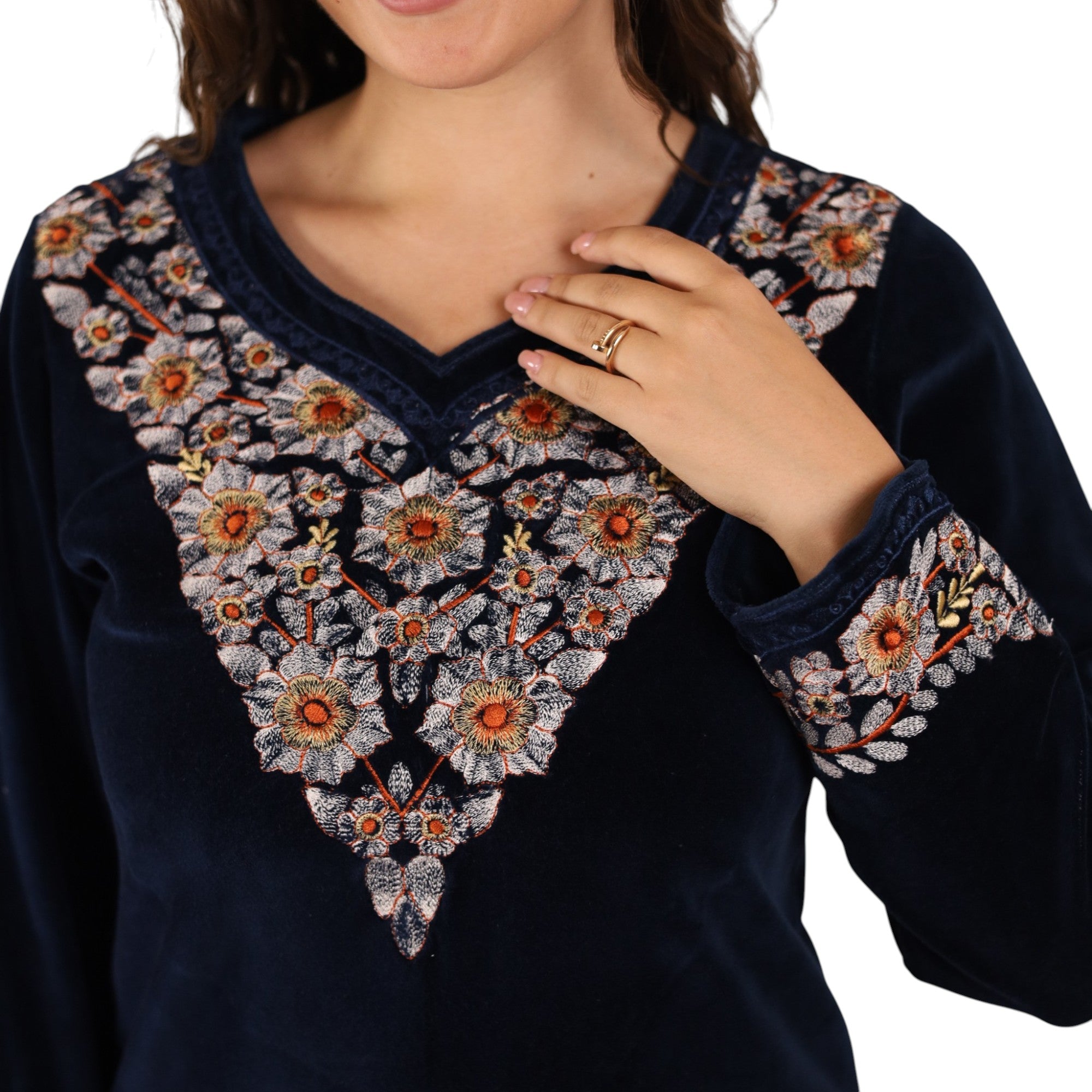 Floral Embroidered Zahra Abaya | FW26