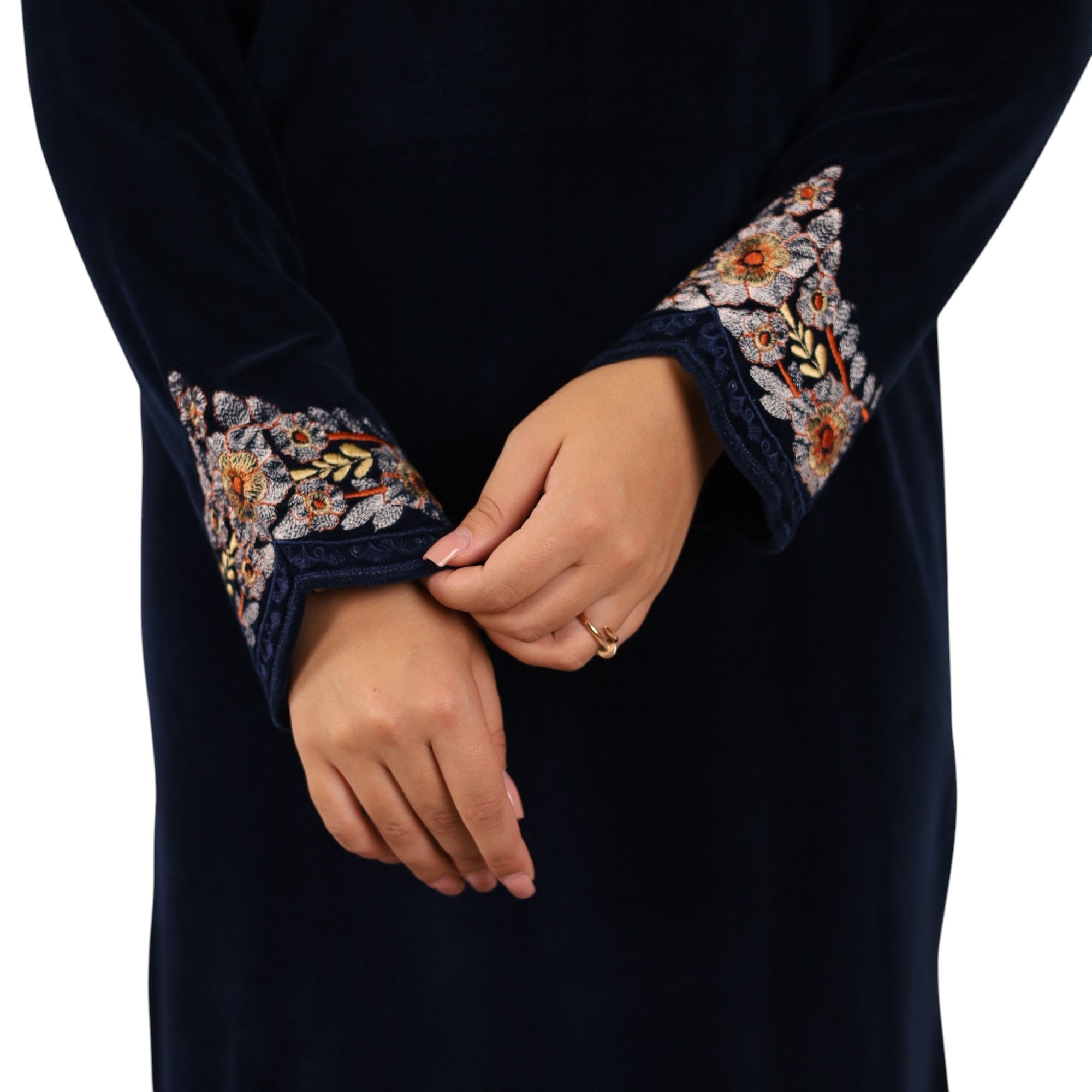Floral Embroidered Zahra Abaya | FW26