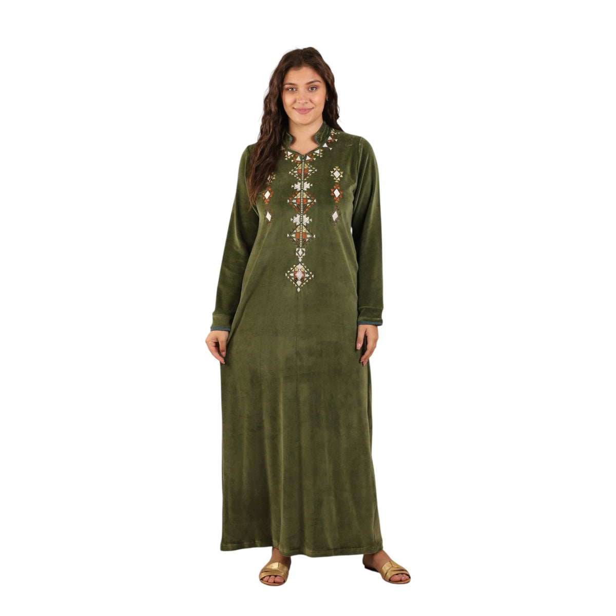 Nujoum Embroidered Abaya | FW26