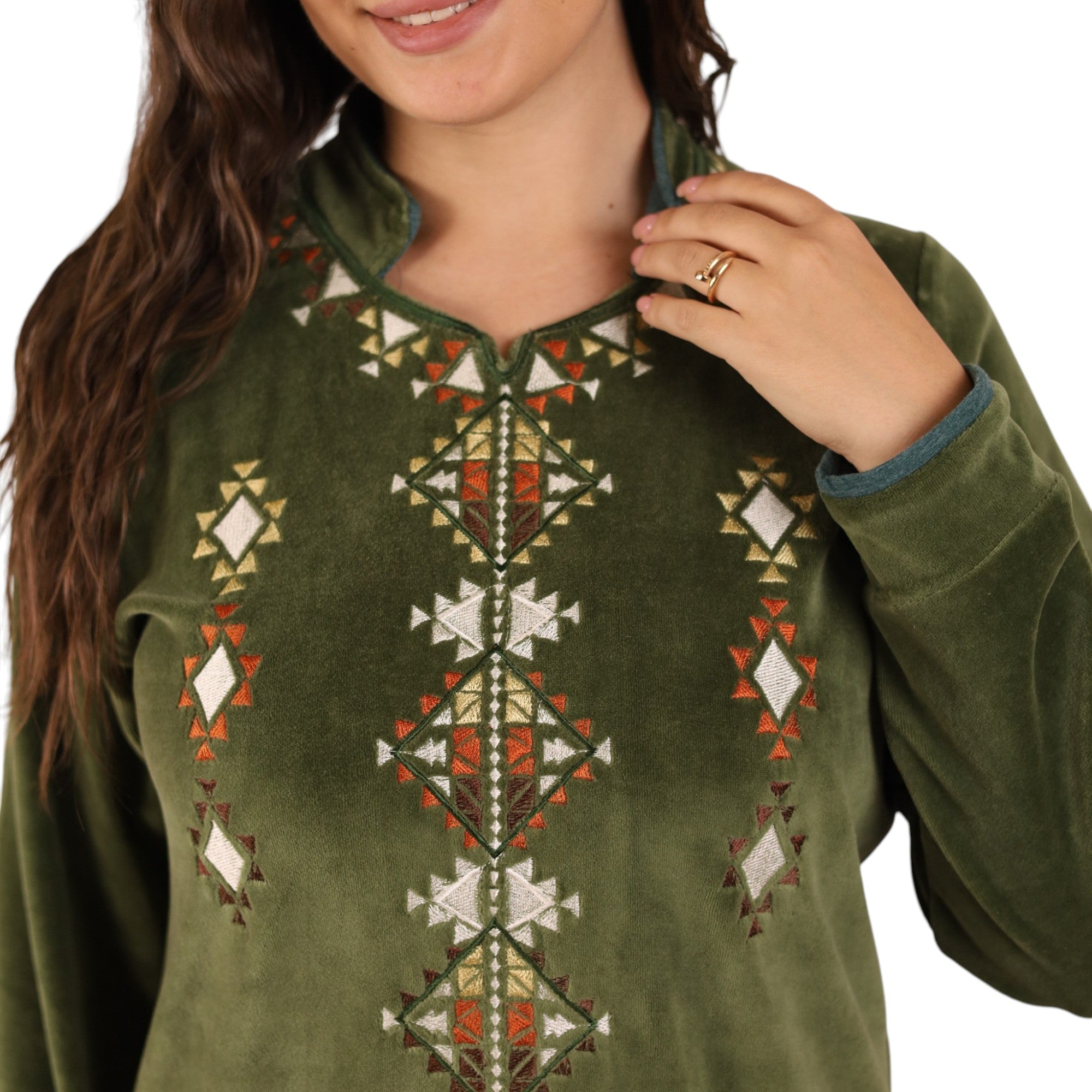 Nujoum Embroidered Abaya | FW26