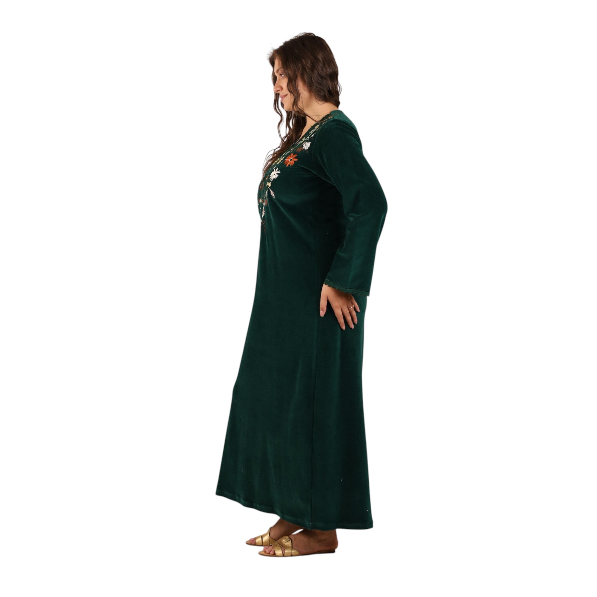 Raneem Floral Embroidered Abaya | FW26
