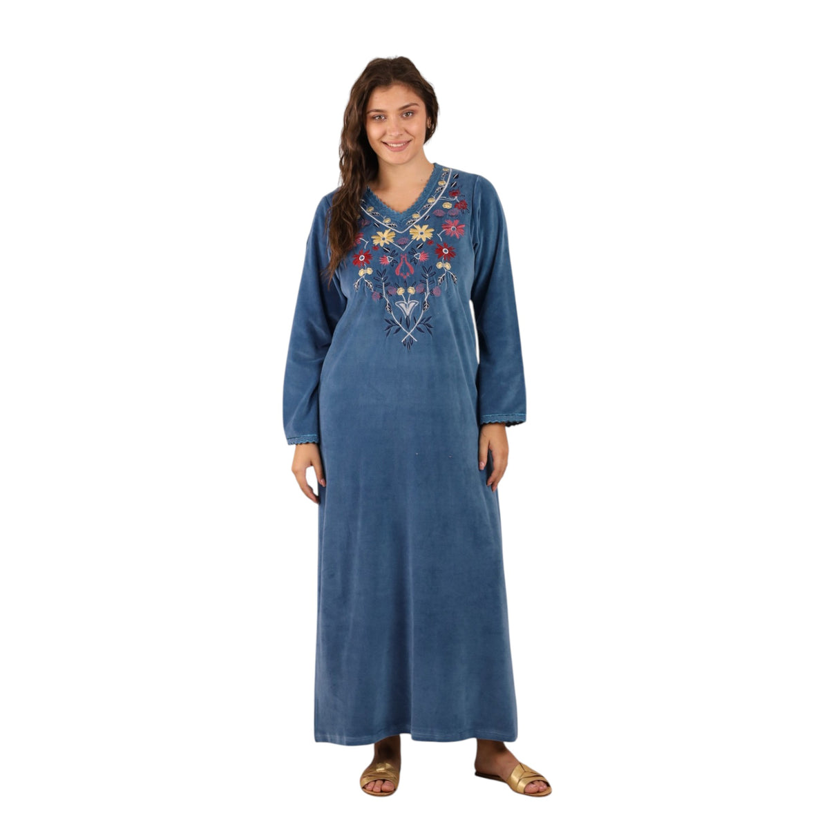 Raneem Floral Embroidered Abaya | FW26