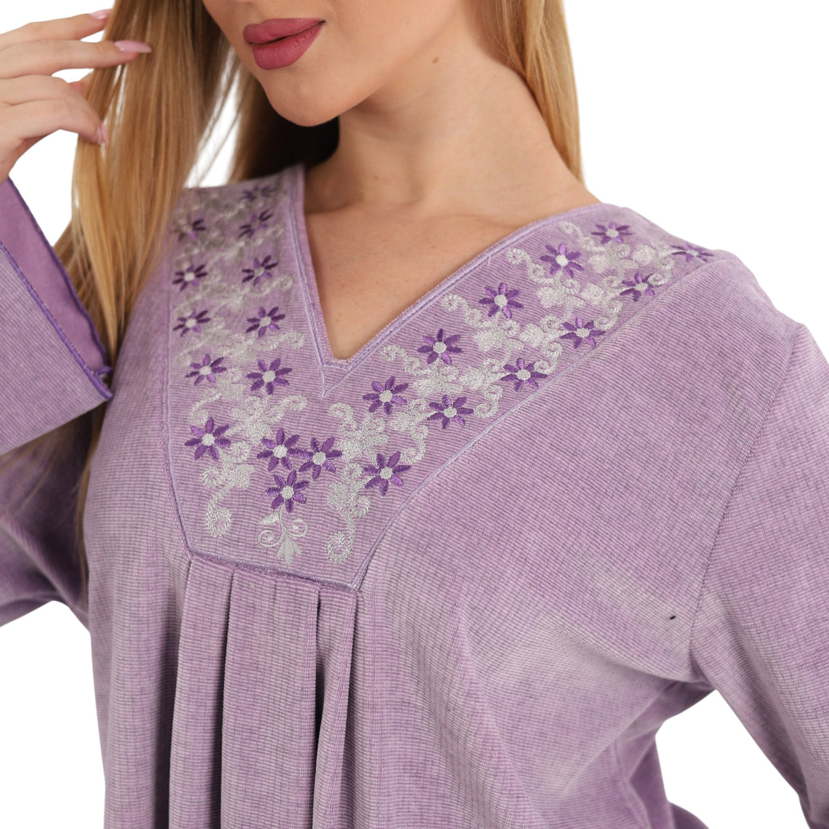 Viola Embroidered Pajama Set  | FW26