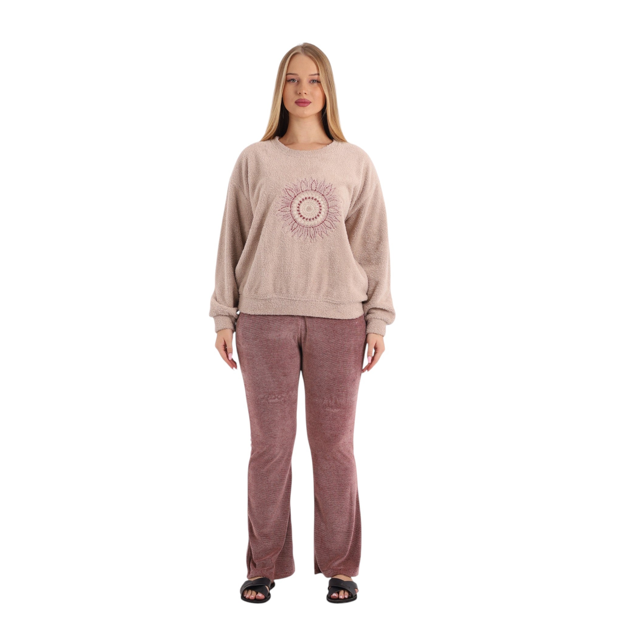 Luna Embroidered Pajama Set | FW26