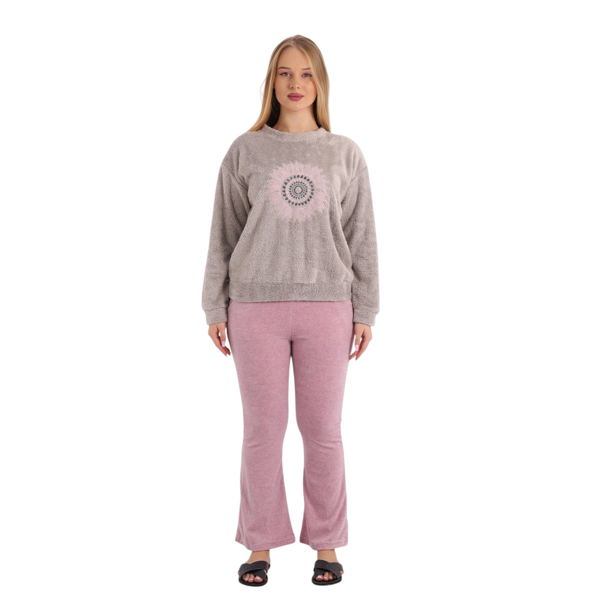 Luna Embroidered Pajama Set | FW26
