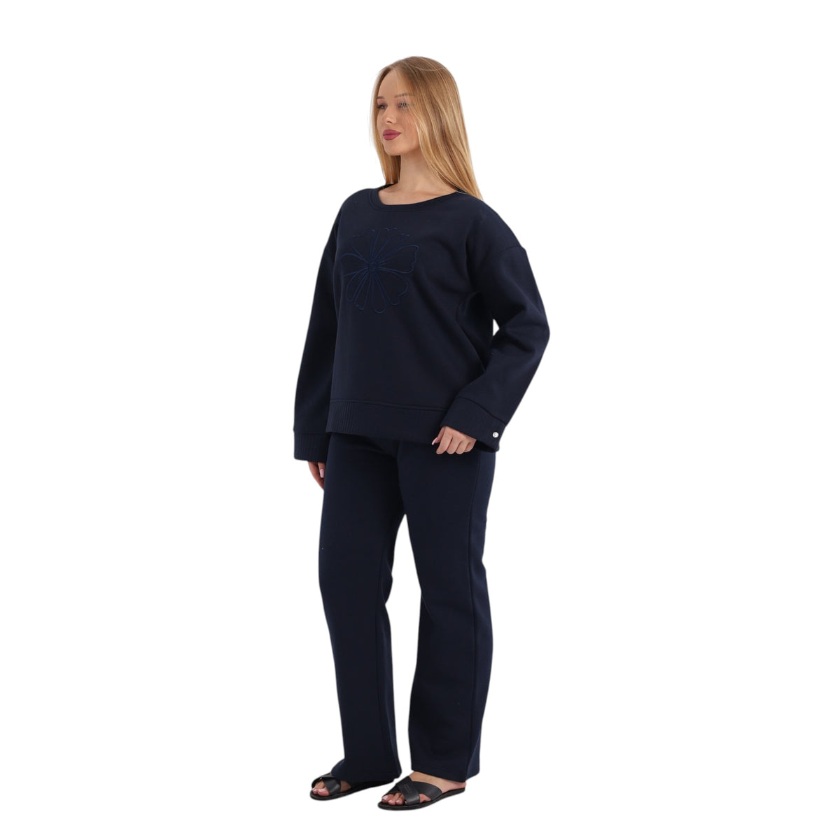 Floral Embroidered Pajama Set | FW26