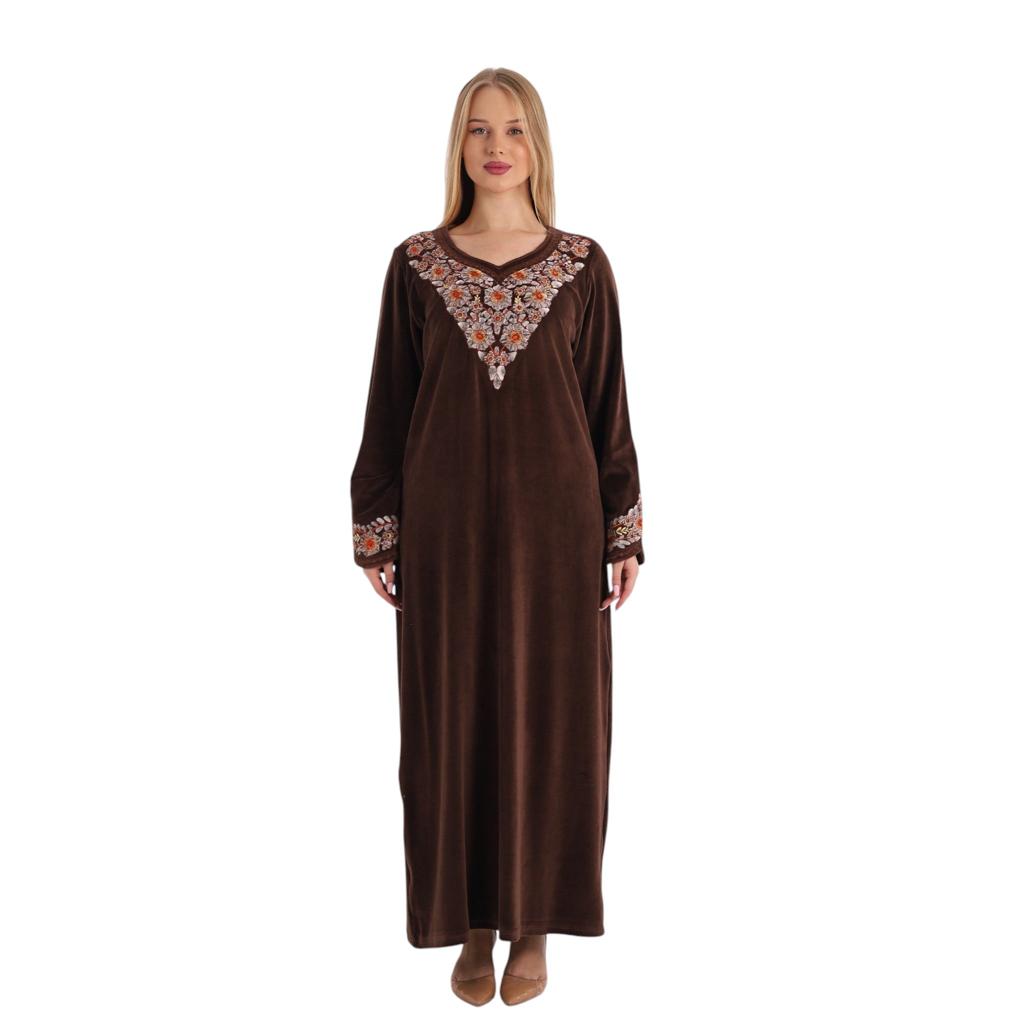 Floral Embroidered Zahra Abaya | FW26