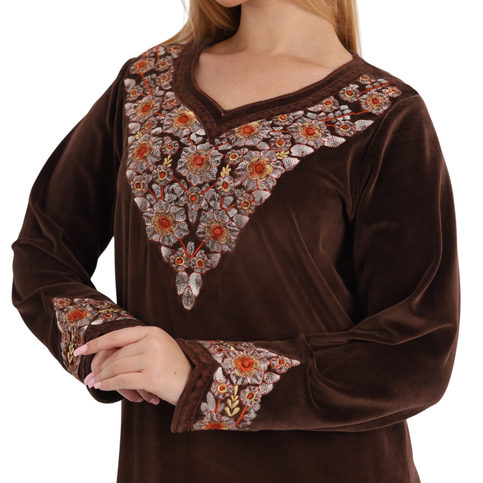 Floral Embroidered Zahra Abaya | FW26
