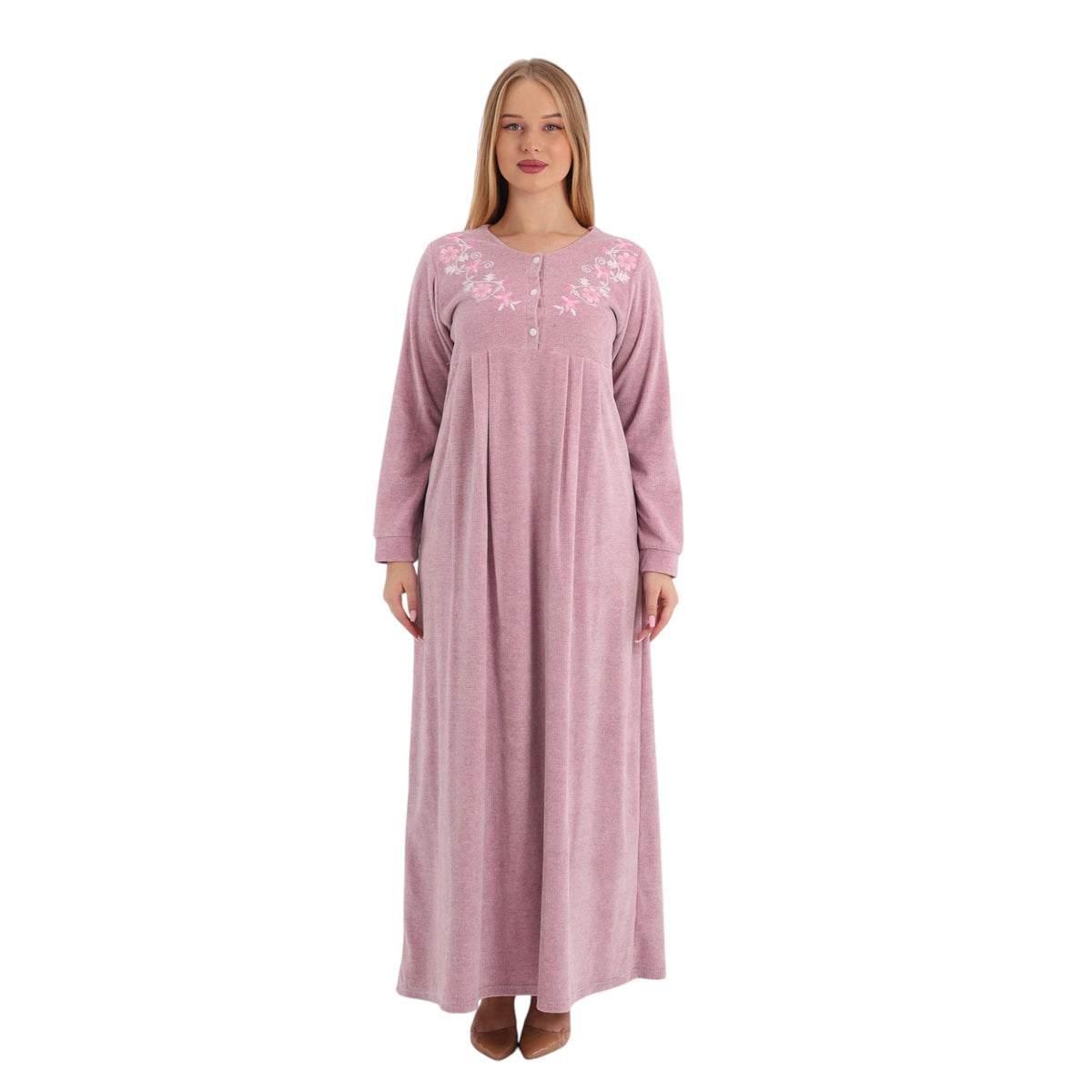 Yasmin Floral Detail Abaya | FW26
