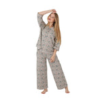 Classic Paisley Button-Up Pajama