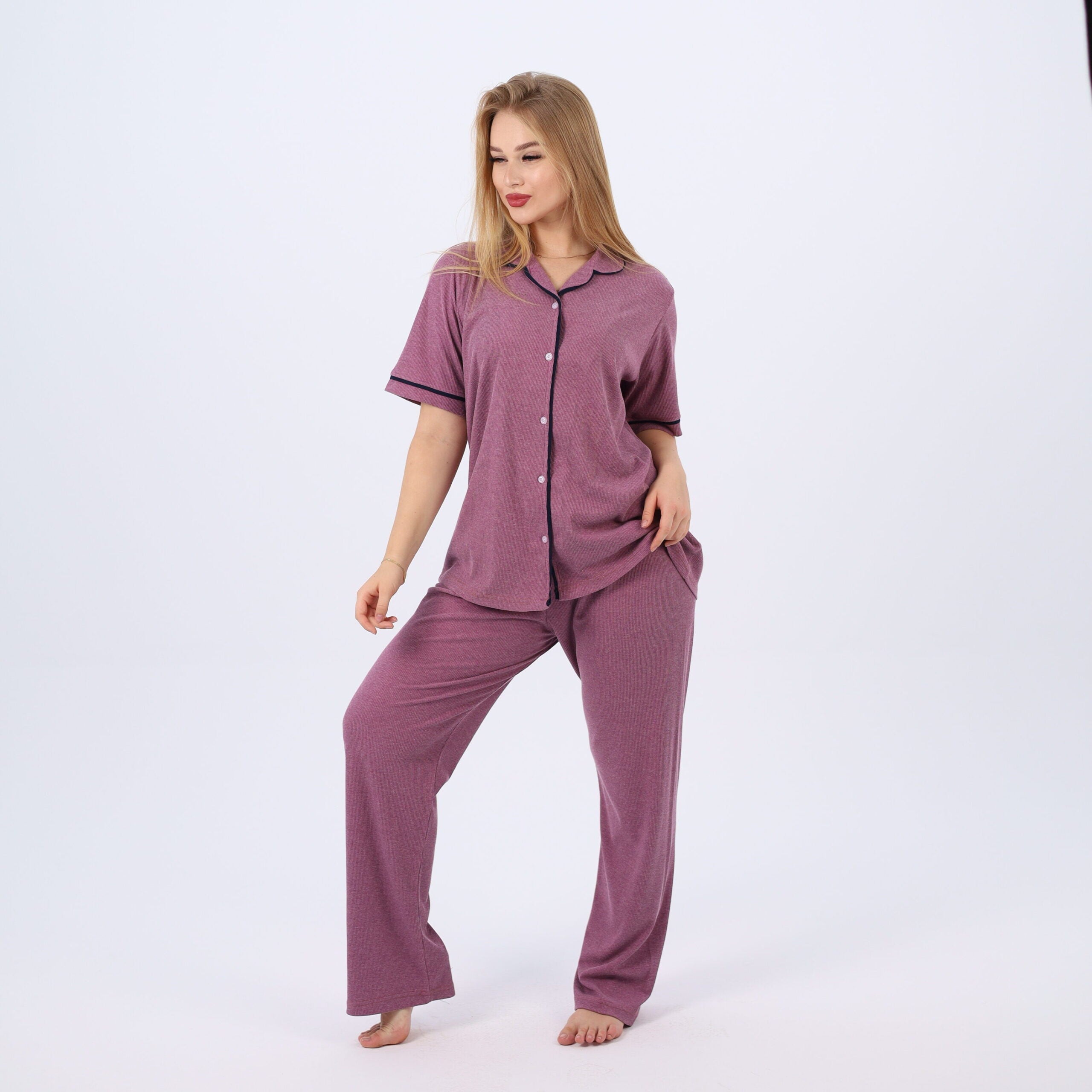 Classic Cotton Plus Size Pajama Set