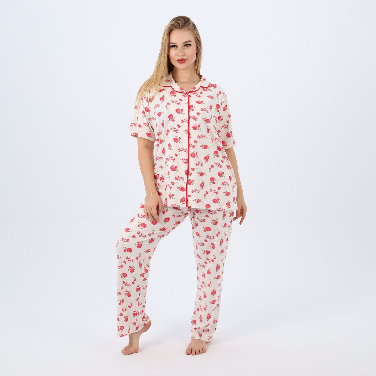 Plus Size Classic Pajama Set 3XL-5XL