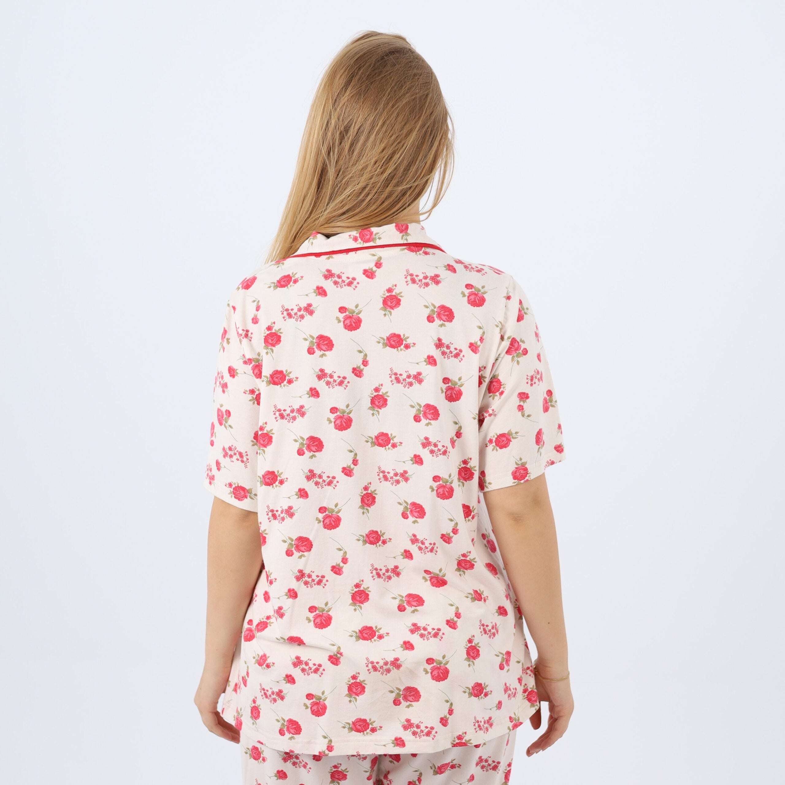 Floral Cotton Pajama Set