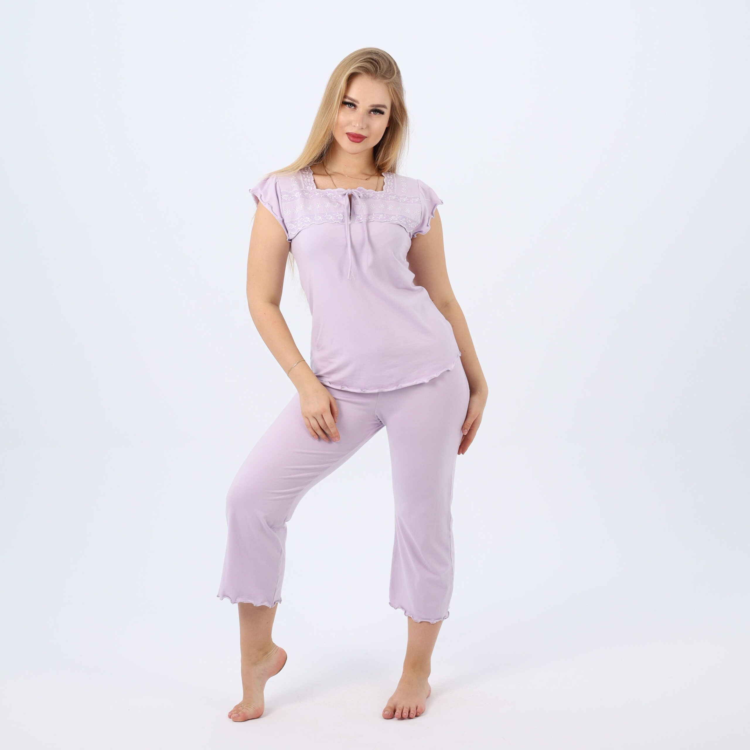 Cotton Bermuda Pajama Set