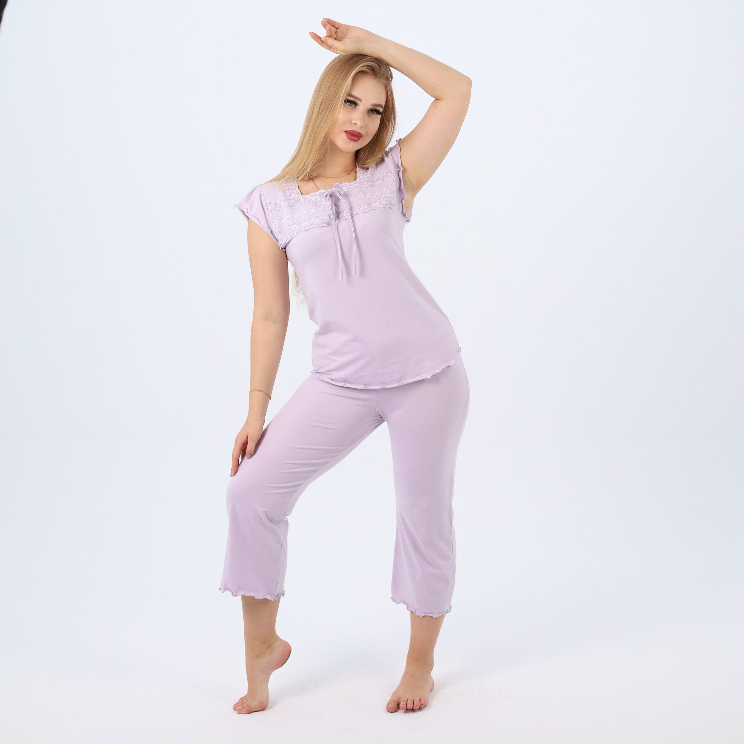 Cotton Bermuda Pajama Set
