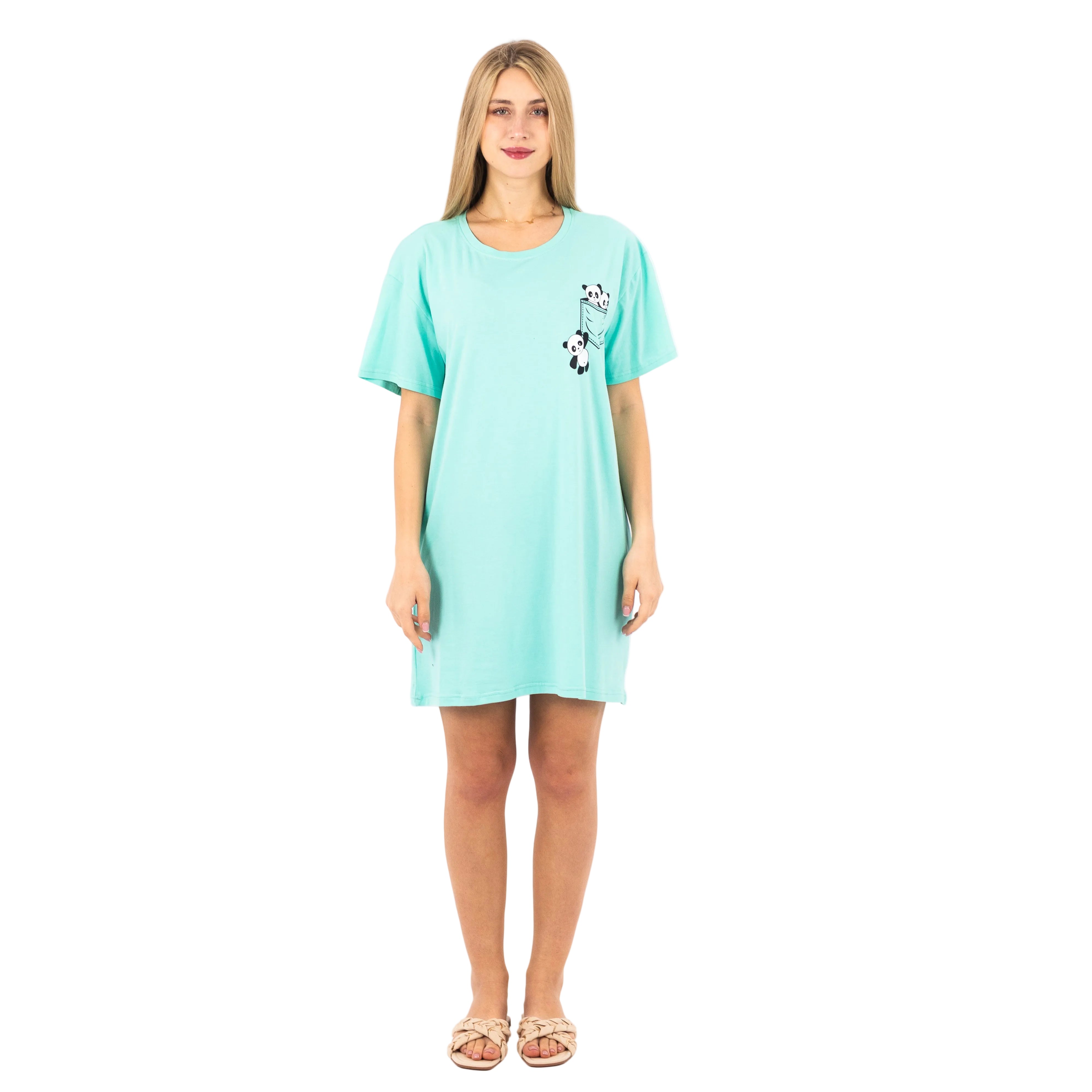 Panda Print Nightgown