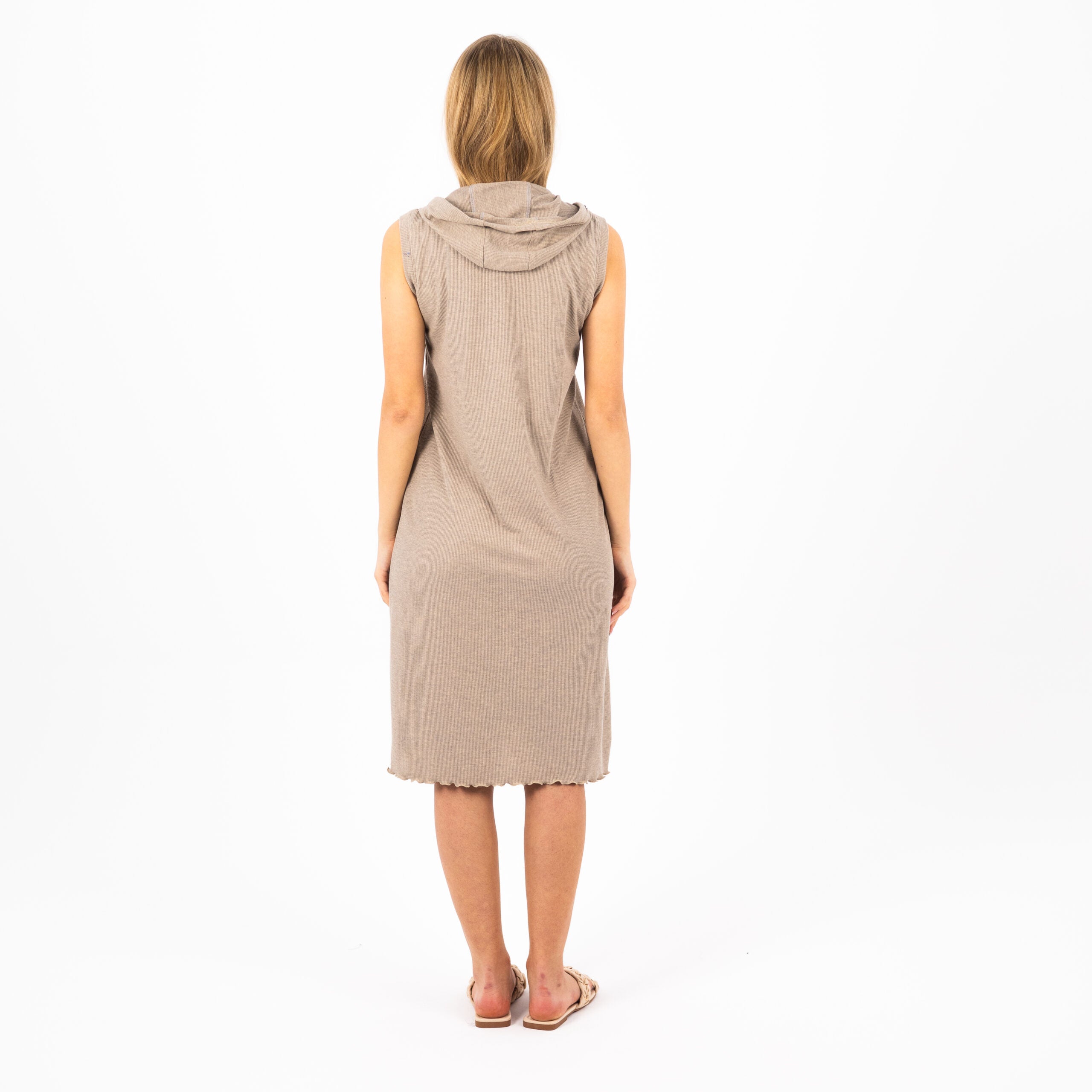 Embroidered Sleeveless Cotton Nightdress – Elegant, Soft & Breathable