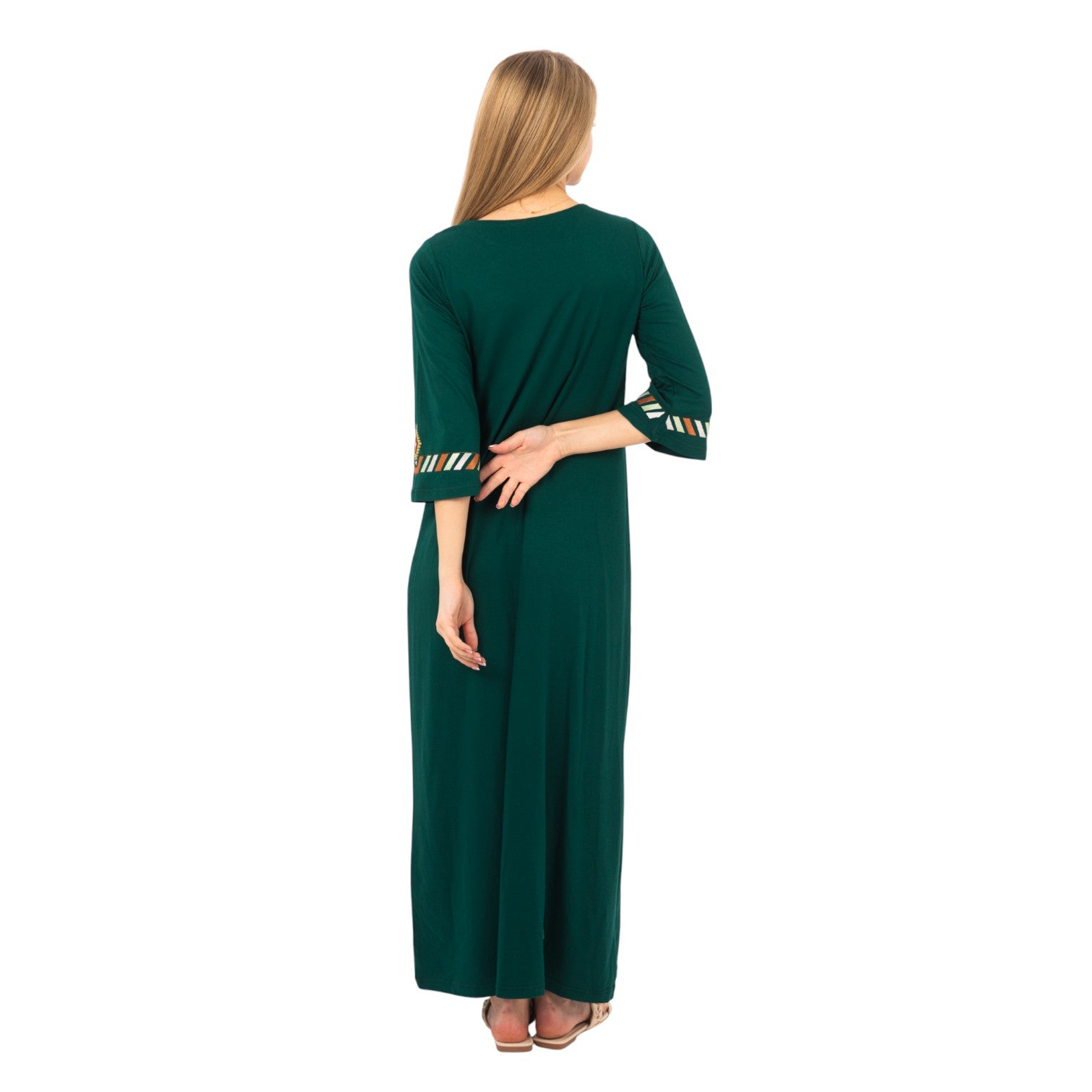 Women’s Embroidered Long Abaya Dress – Modest Everyday & Occasion Wear