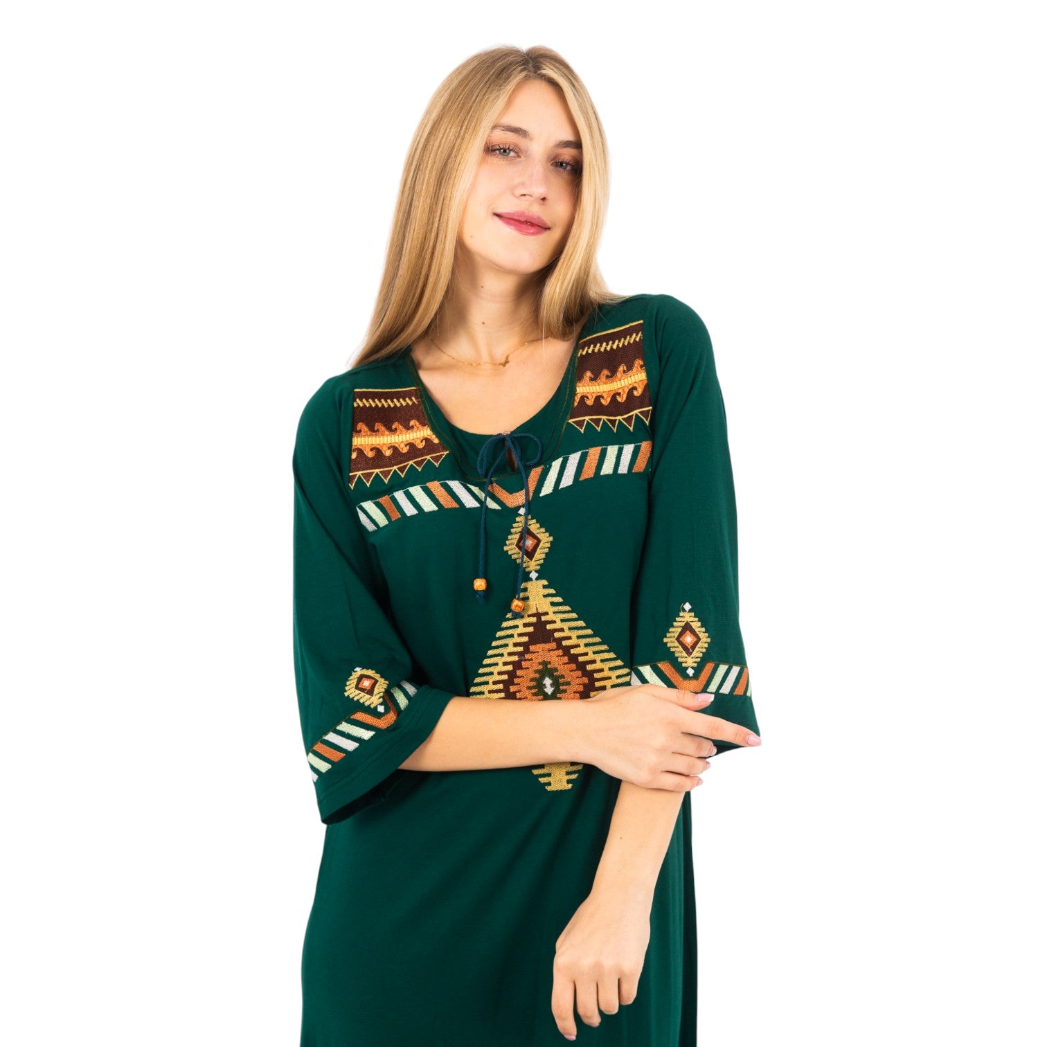 Women’s Embroidered Long Abaya Dress – Modest Everyday & Occasion Wear