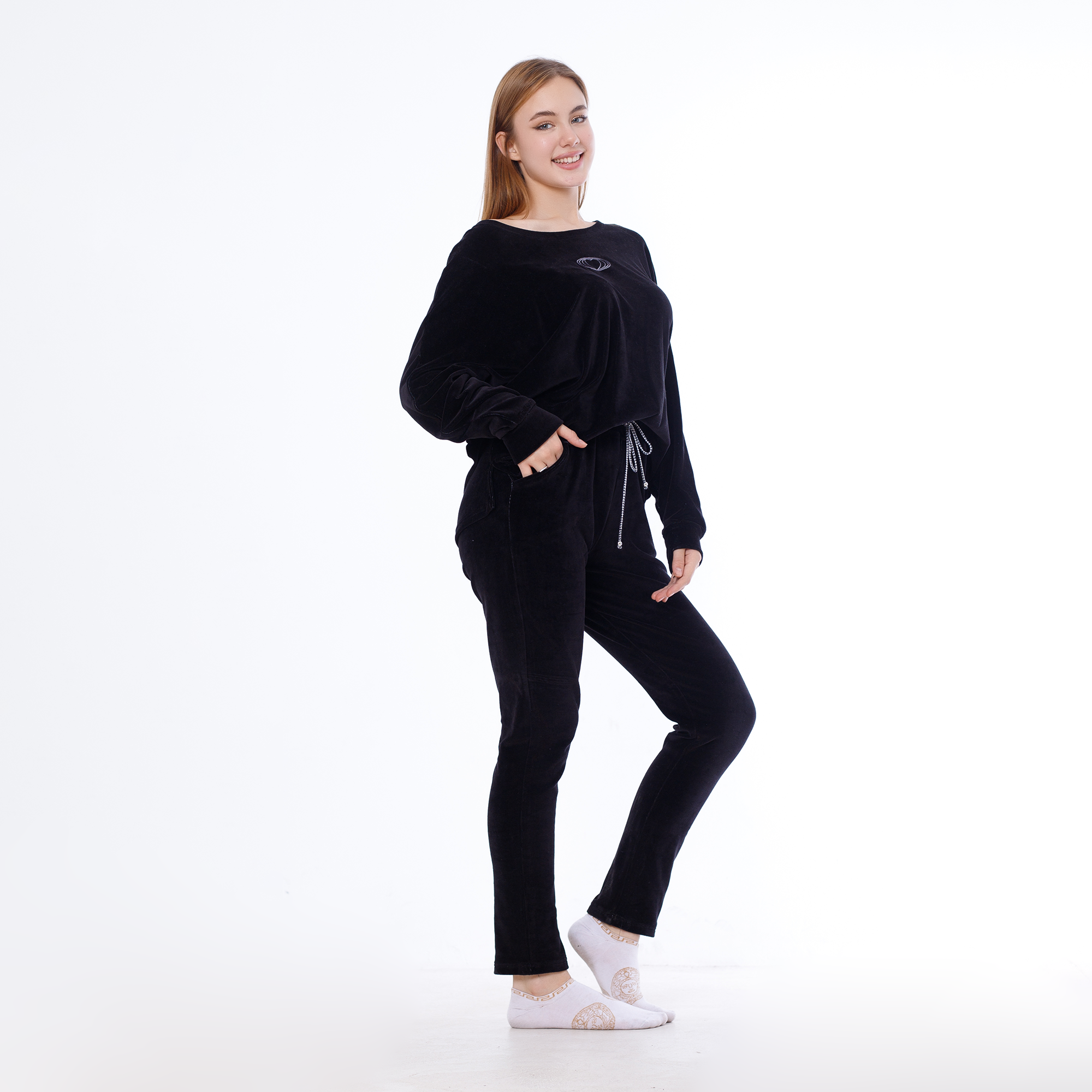 Embroidered Winter Pajama – Cozy Oversized Comfort for All Occasions