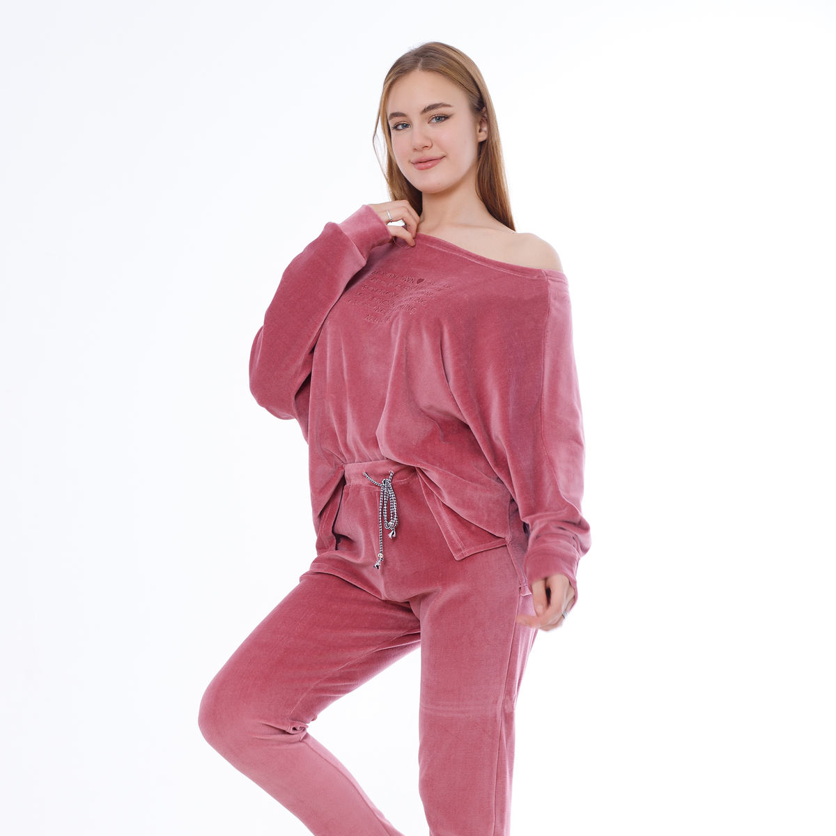 Embroidered Winter Pajama Set