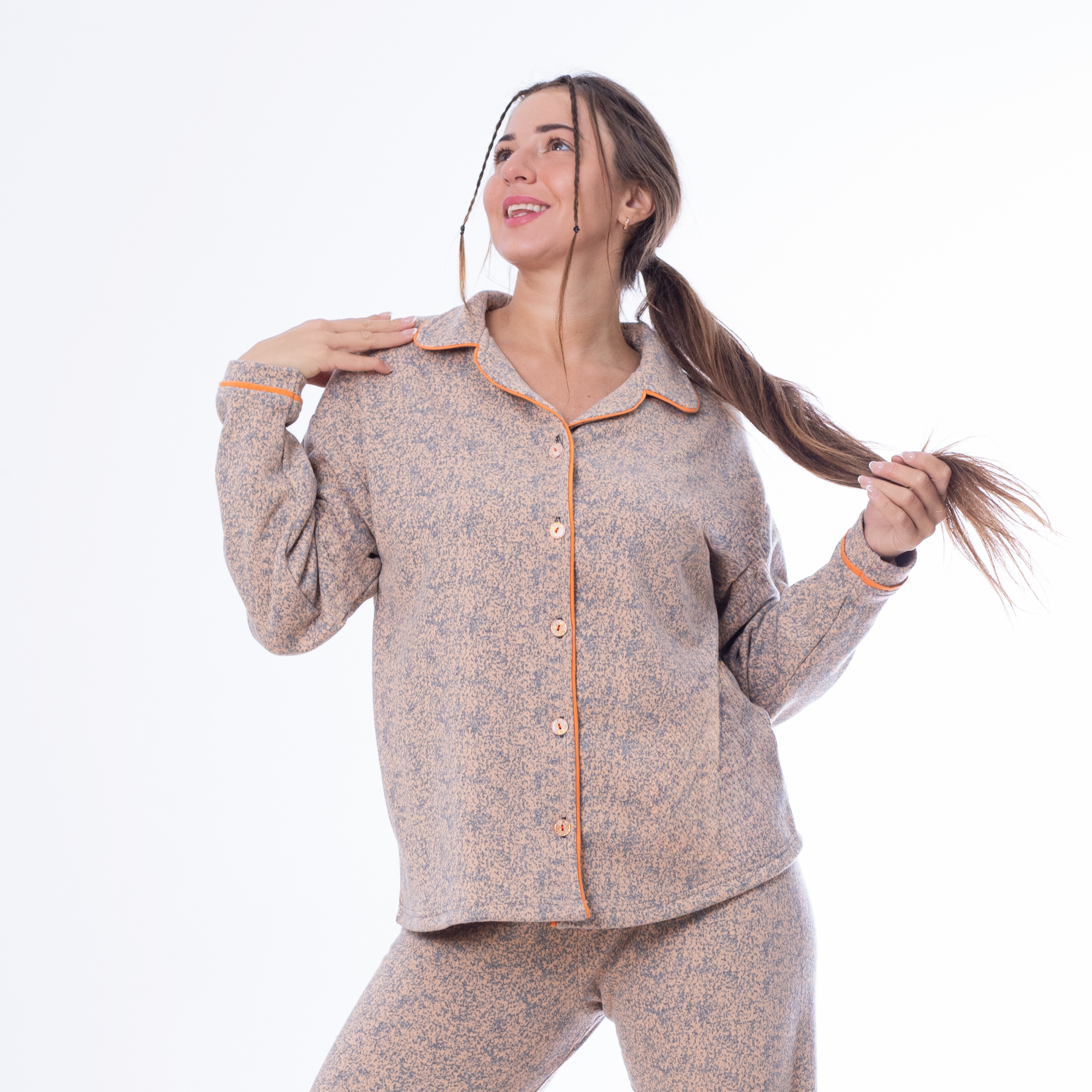 Melton Jacquard Winter Pajama – Warm, Stylish & Premium Quality
