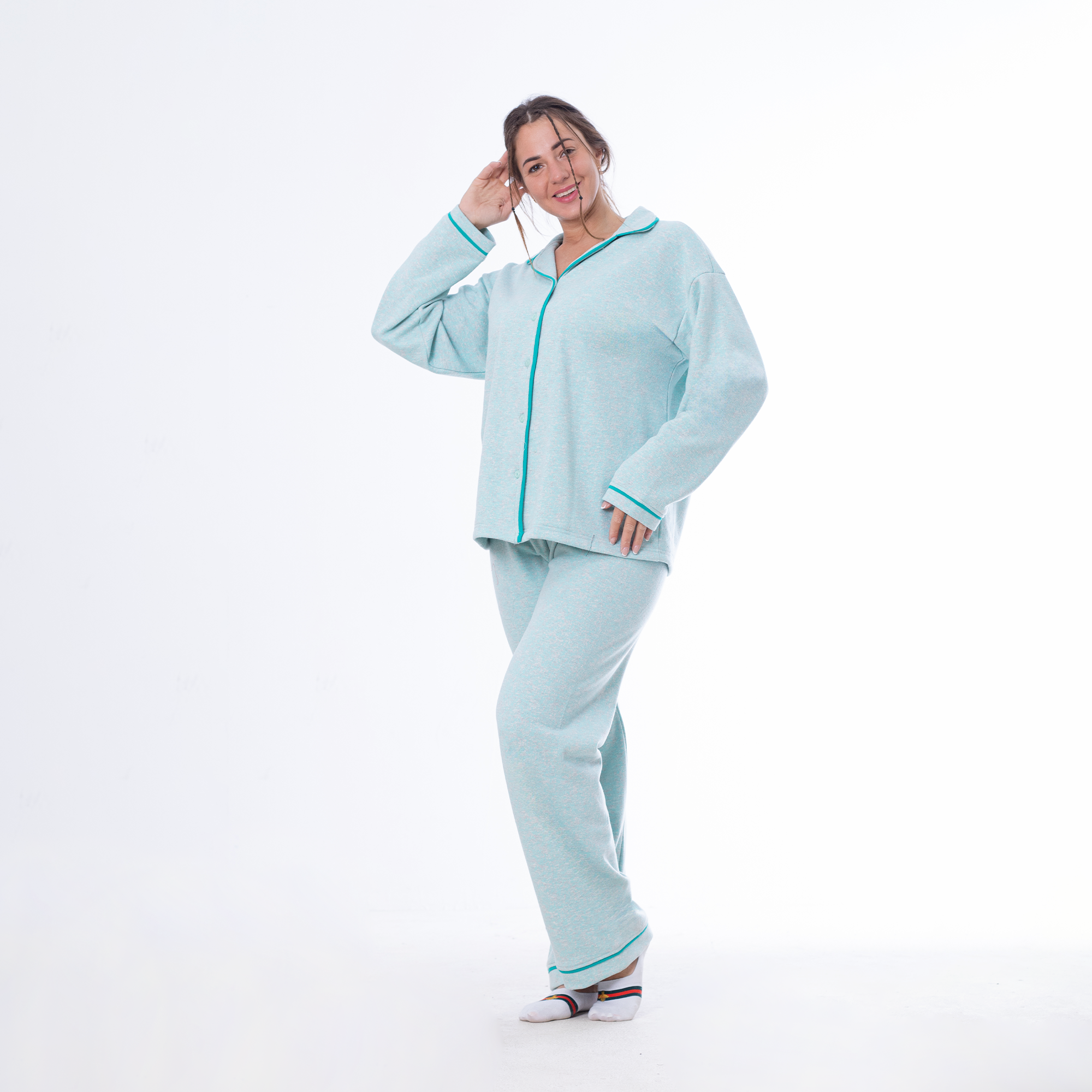 Melton Jacquard Winter Pajama – Warm, Stylish & Premium Quality