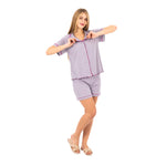 Women’s Button-Down Short Pajama Set
