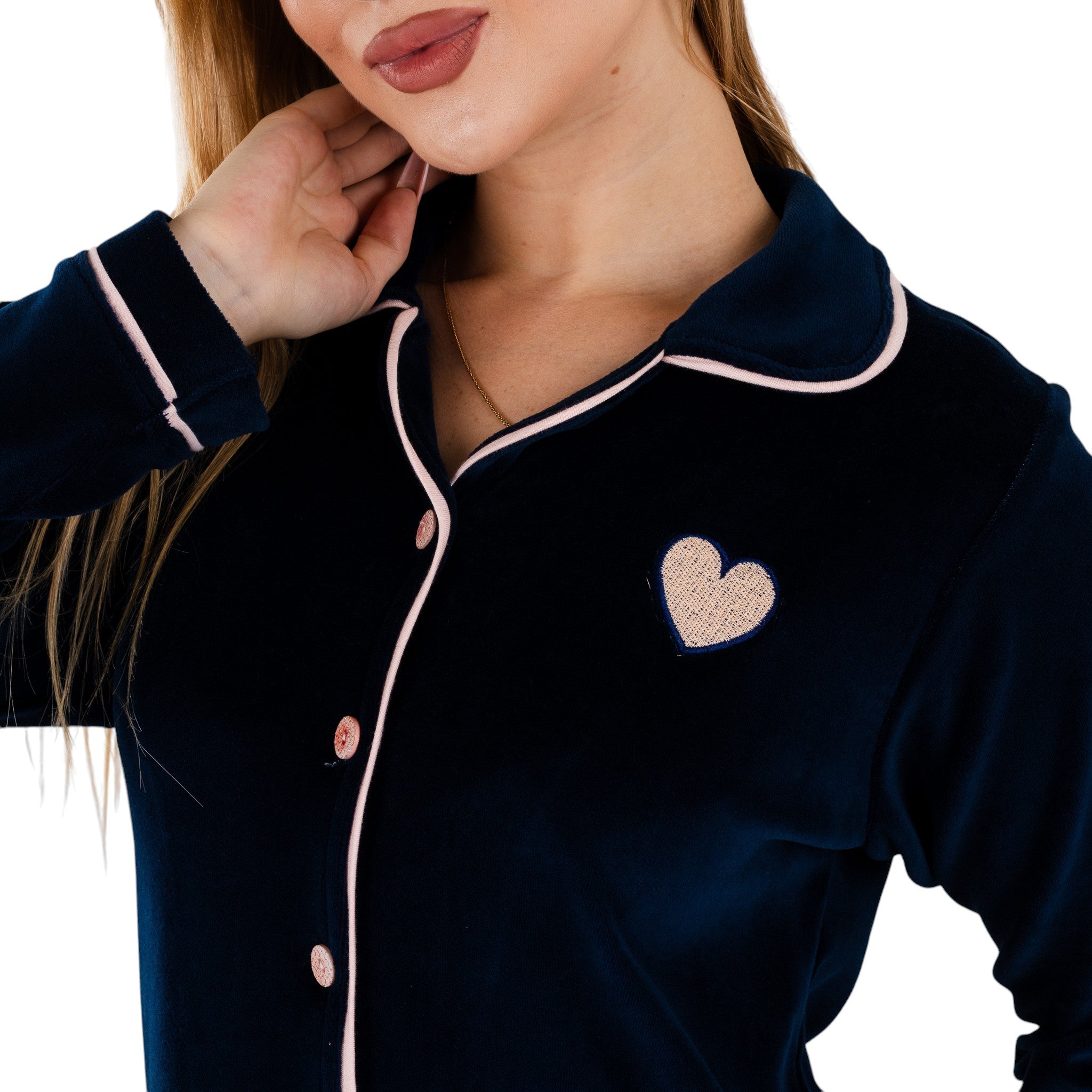Classic Buttoned Trim Nightgown | FW26