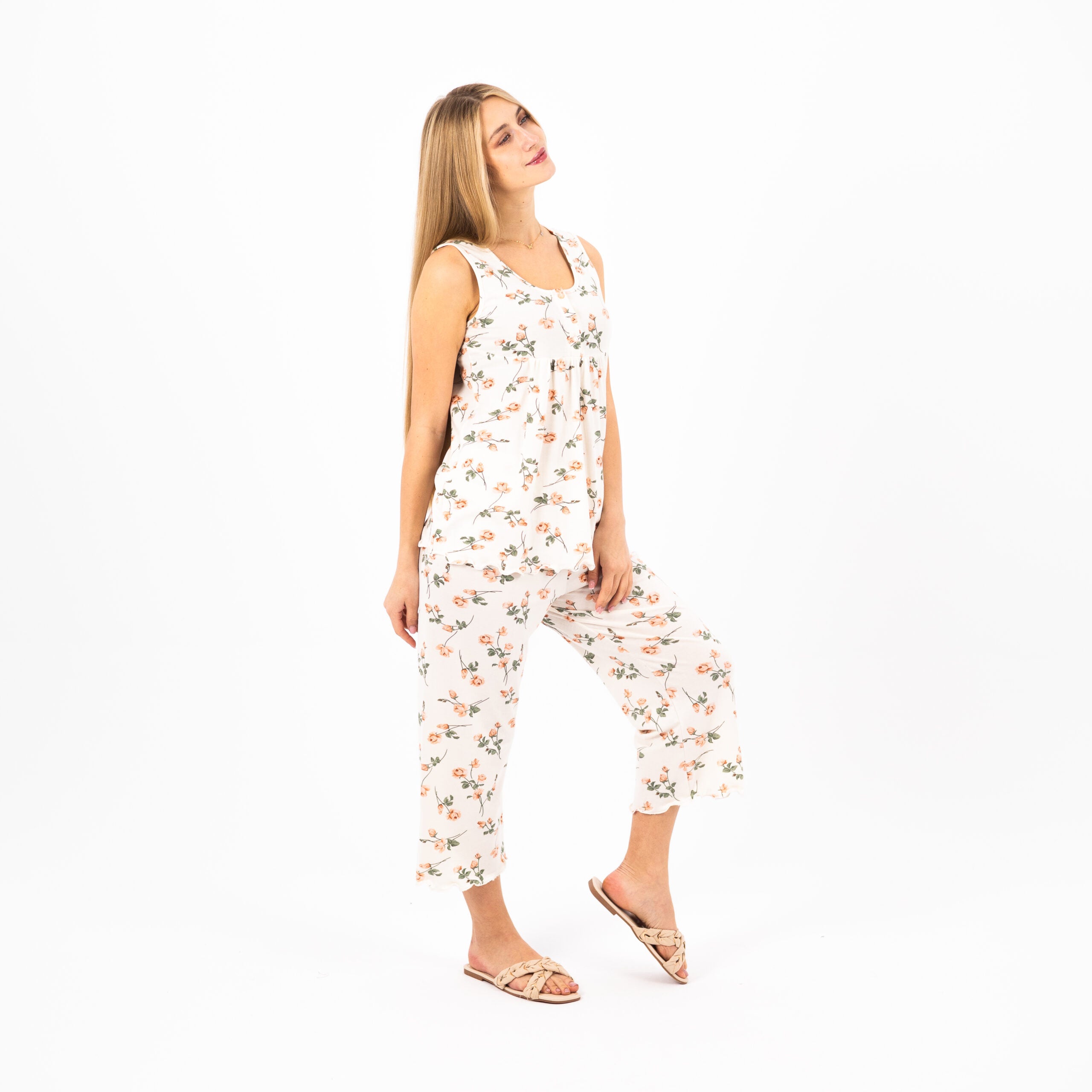 Women's Summer Pajama Set - 100% Cotton