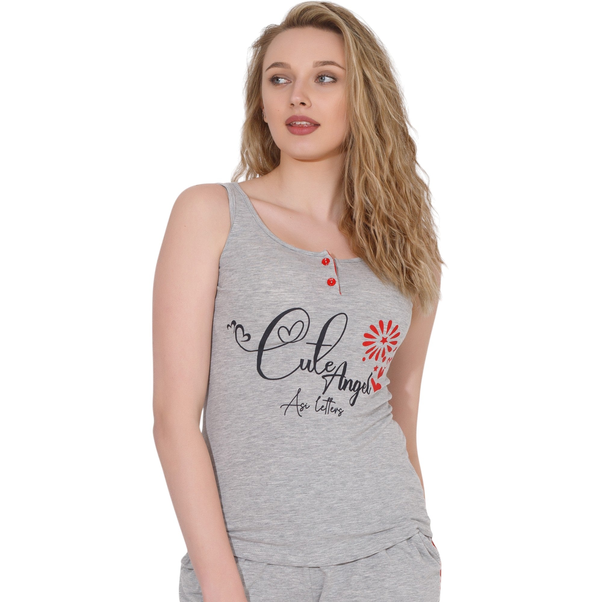 Sleeveless Hot Short Pajama Set