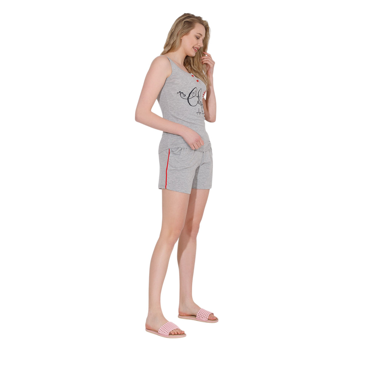 Sleeveless Hot Short Pajama Set